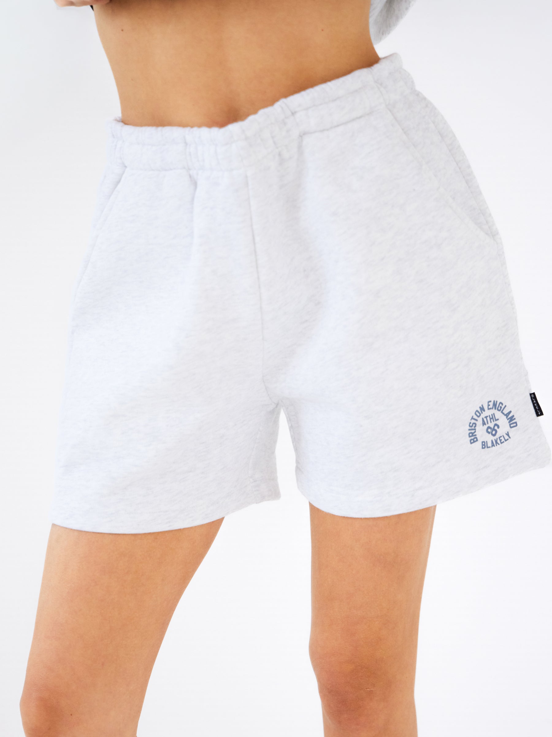 Briston Jogger Shorts - Marl White