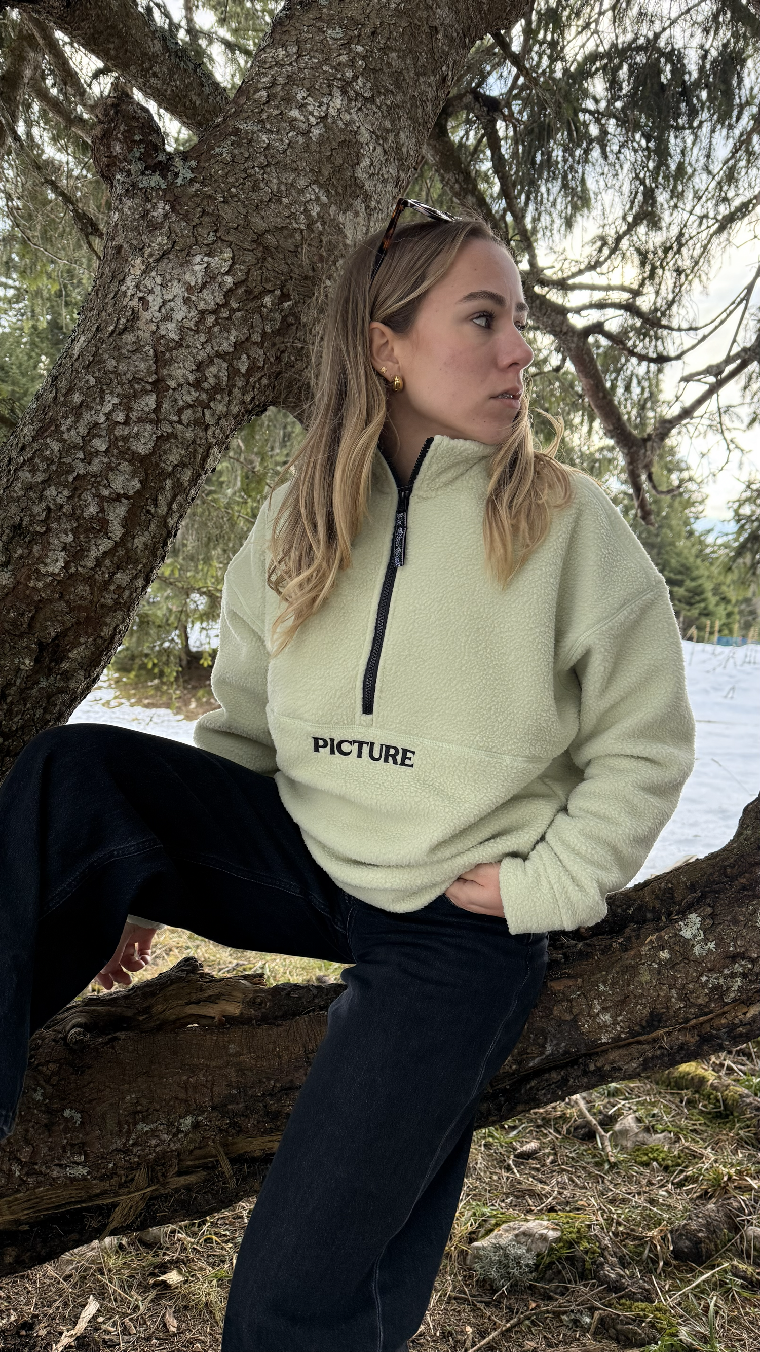 Polaire femme zippée CYLLA 1/4