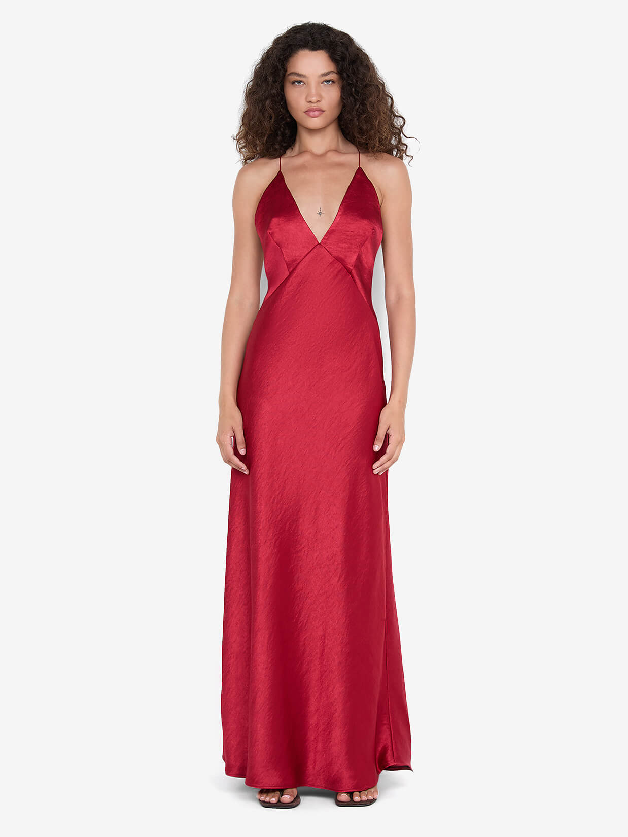 ARIAHN MAXI DRESS - CHERRY