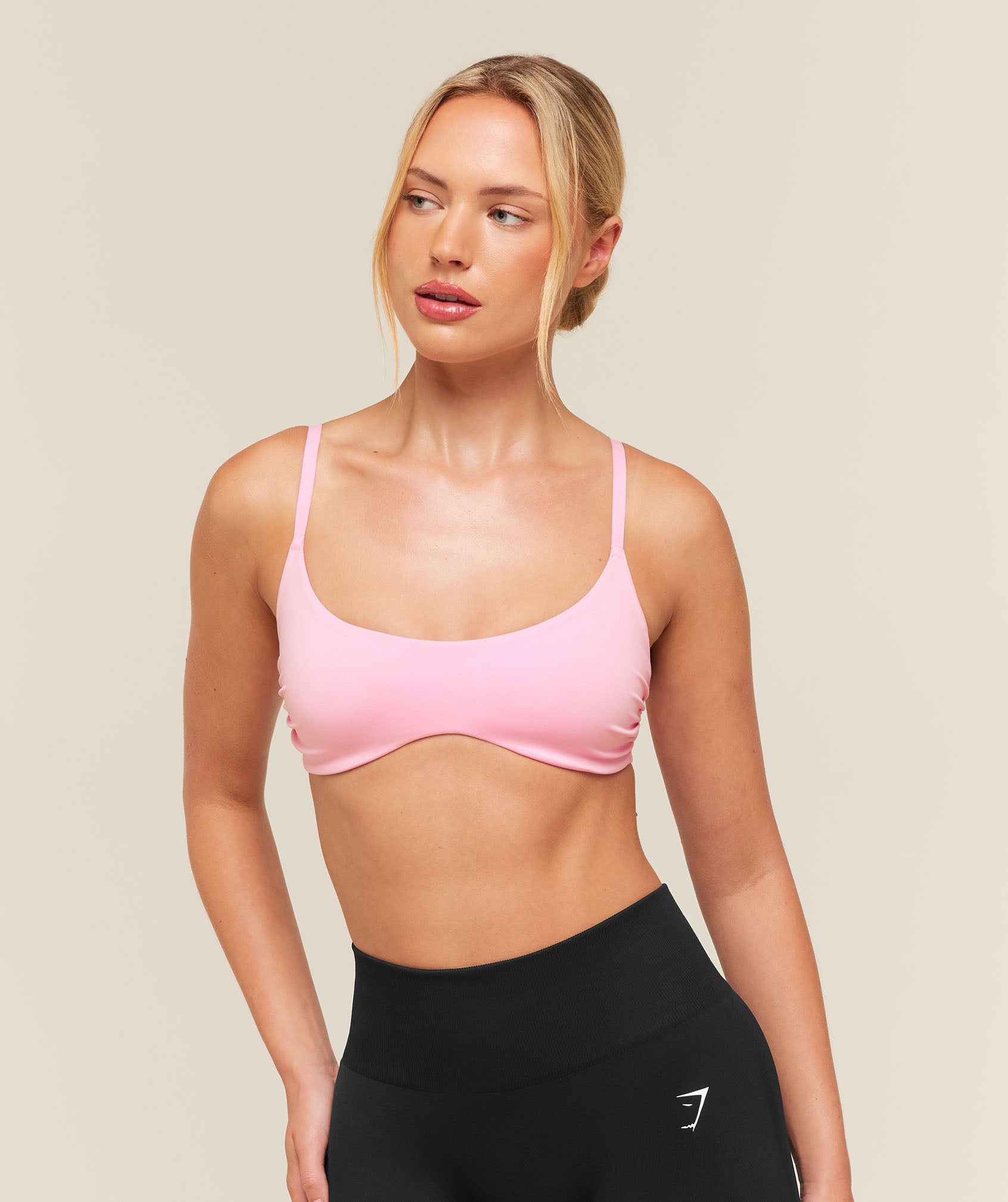 Gymshark Flutter Micro Sports Bra - Poise Pink