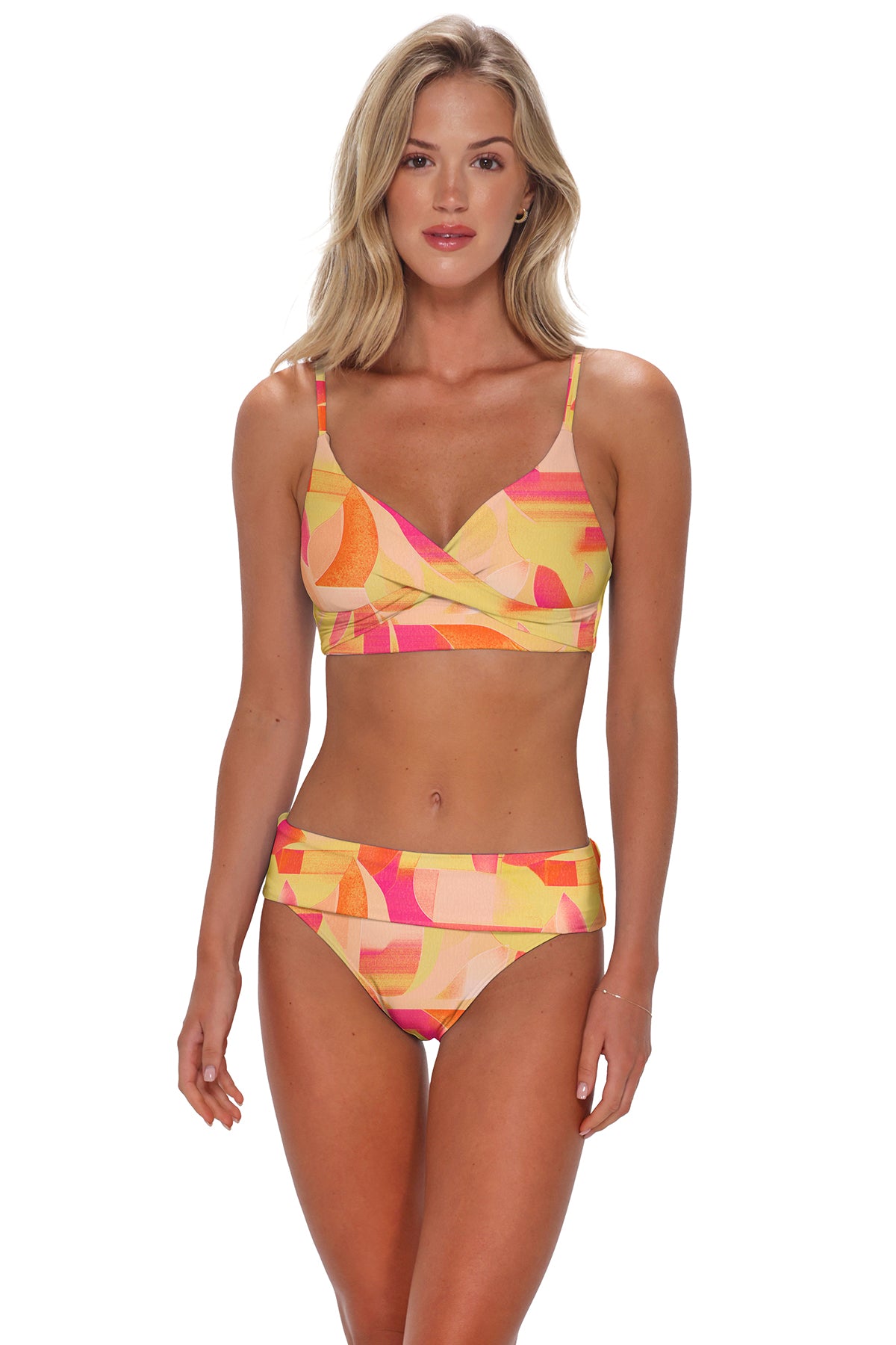 Sunsets Dreamsicle Crepe Lyla Bralette Top