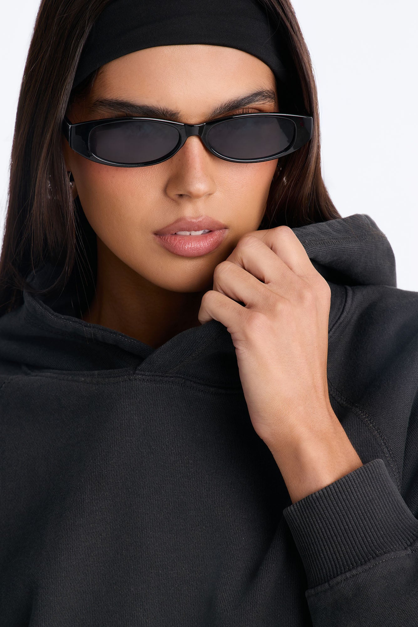 TERRY Classic Pullover Hoodie Sweatshirt - Washed Black