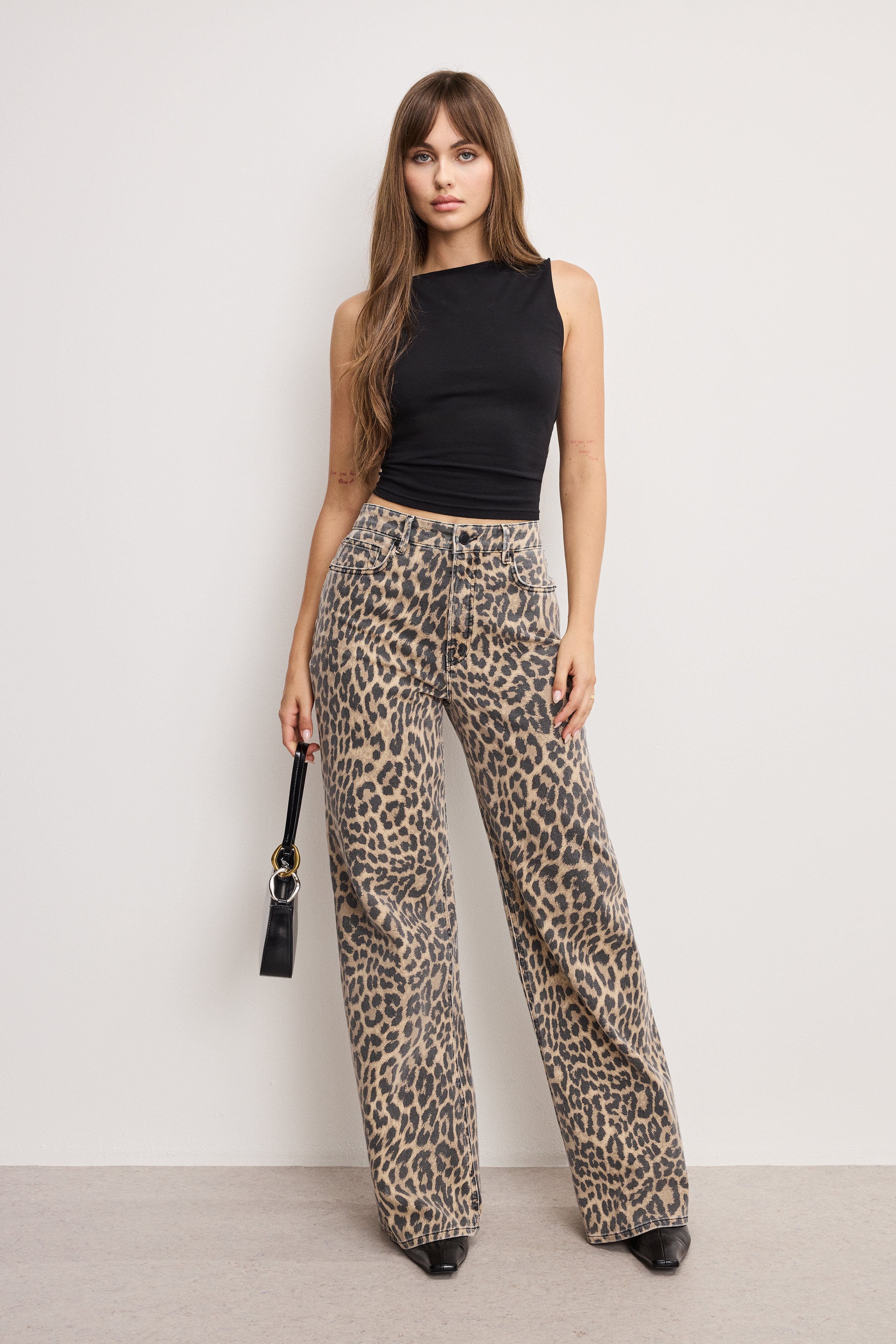 GOOD EASE LEOPARD JEANS | LUCKY LEOPARD001