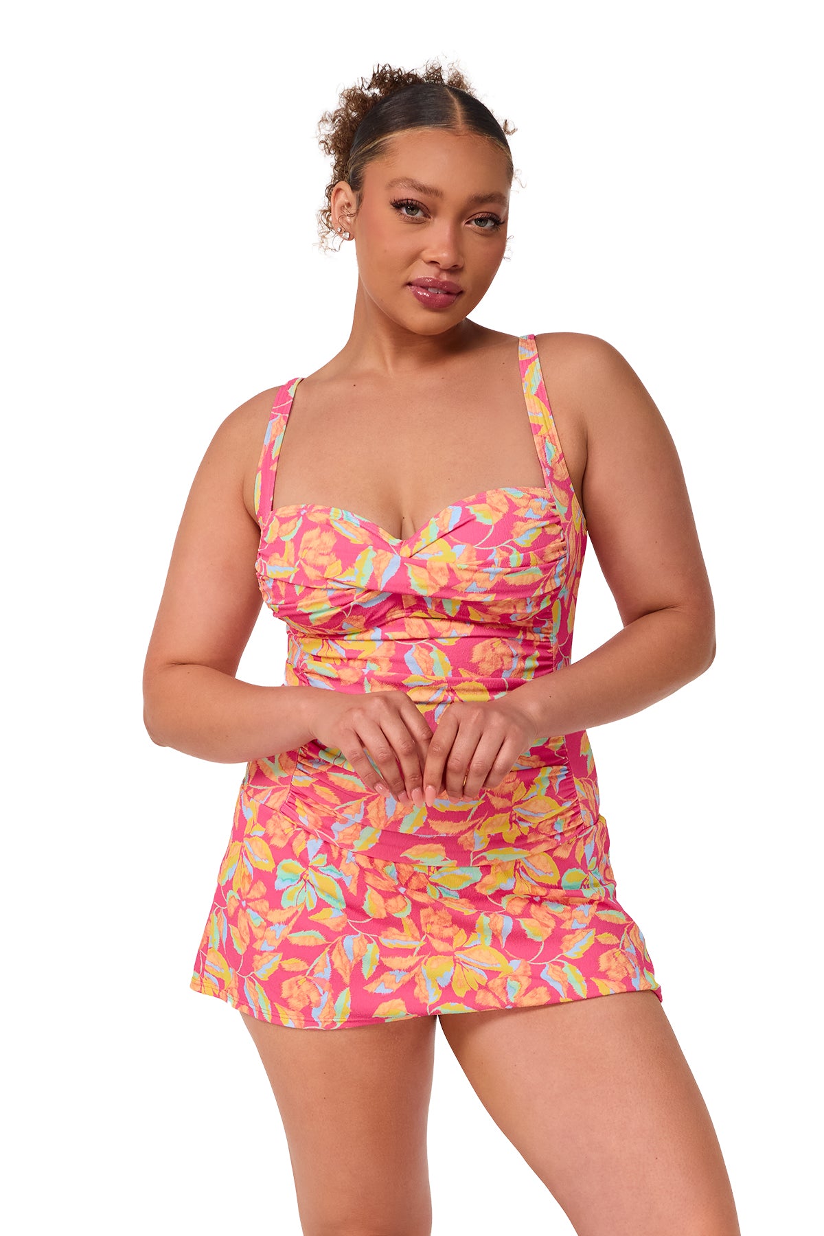 Sunsets Escape Magic Hour Crepe Sienna Swim Dress