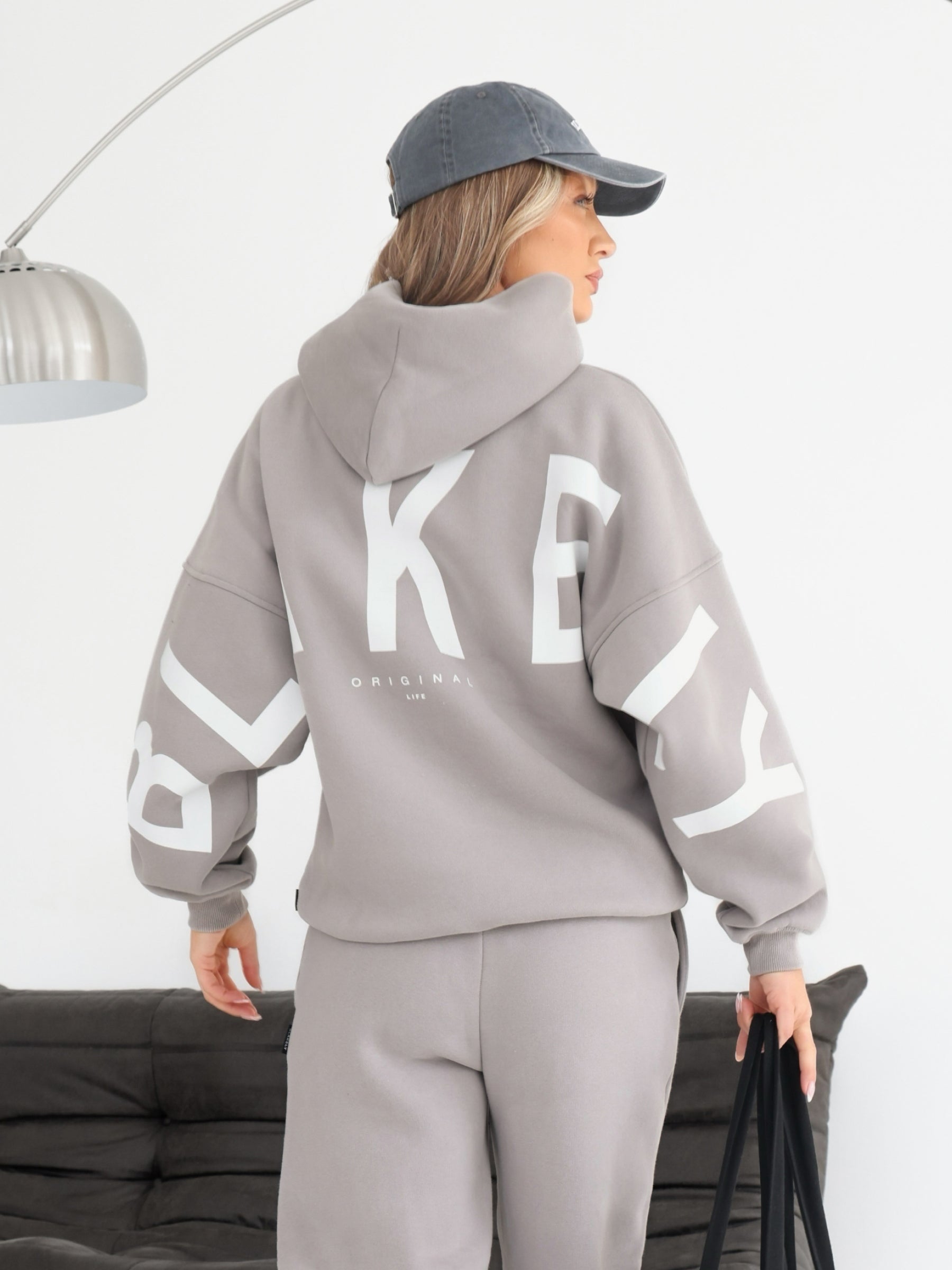 Isabel Oversized Hoodie - Cloud Grey