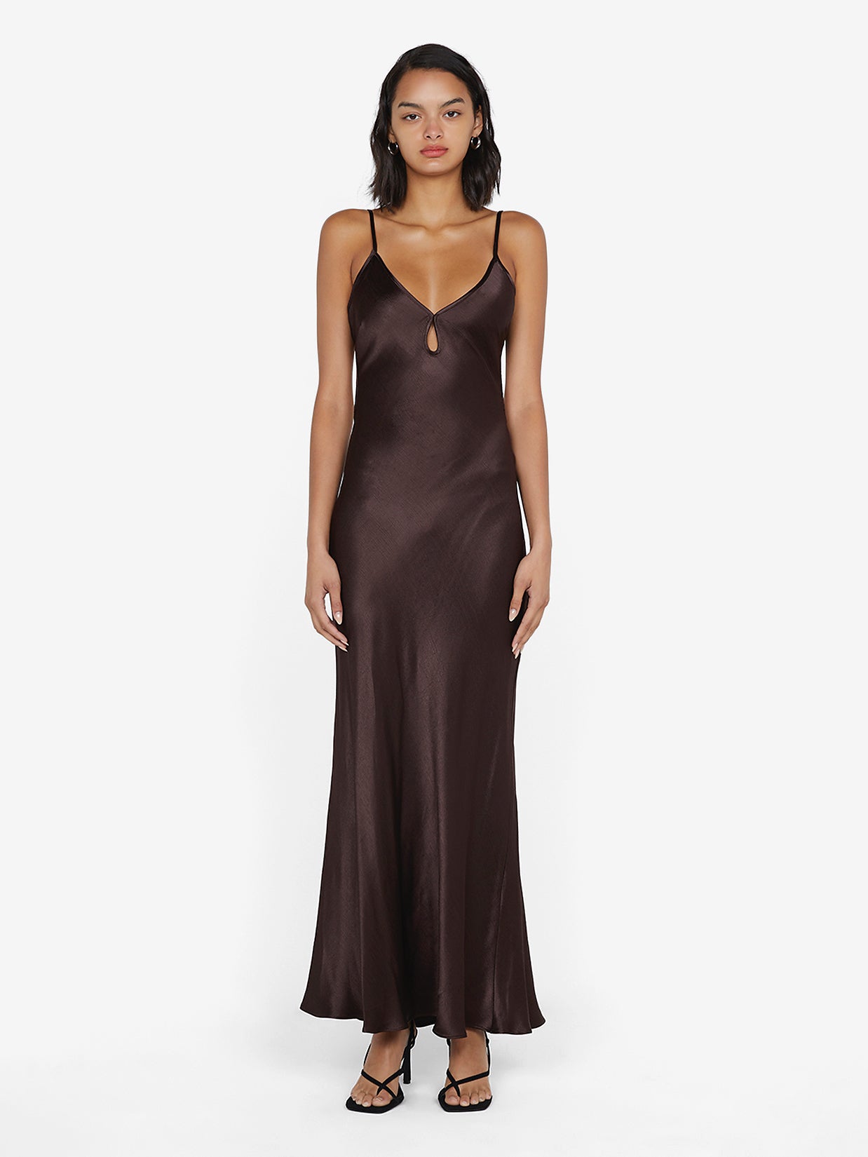 CEDAR CITY MAXI DRESS - DARK CHOC/DARK CHOC