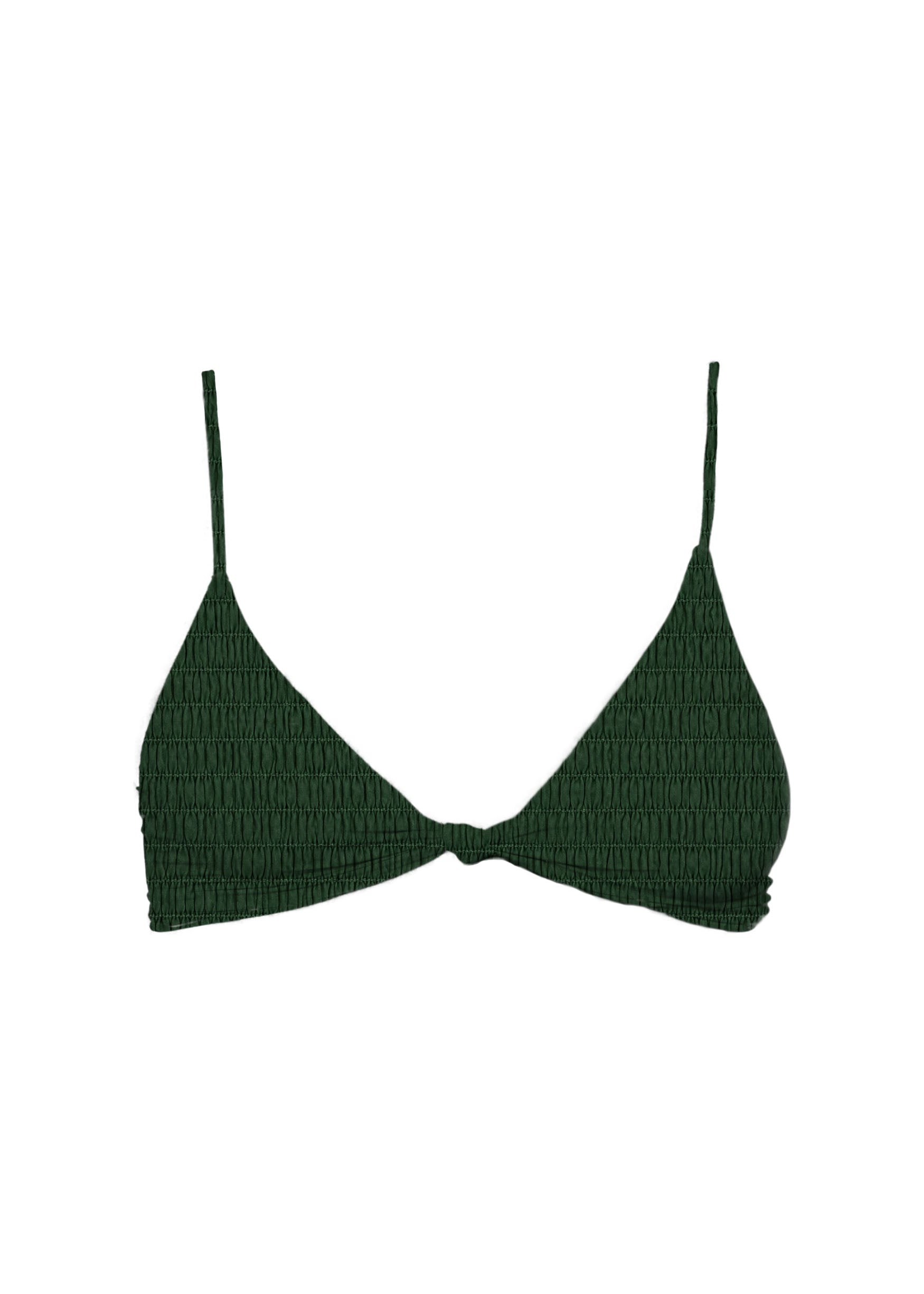 Mai Deluxe Grove Smocked Knot Top