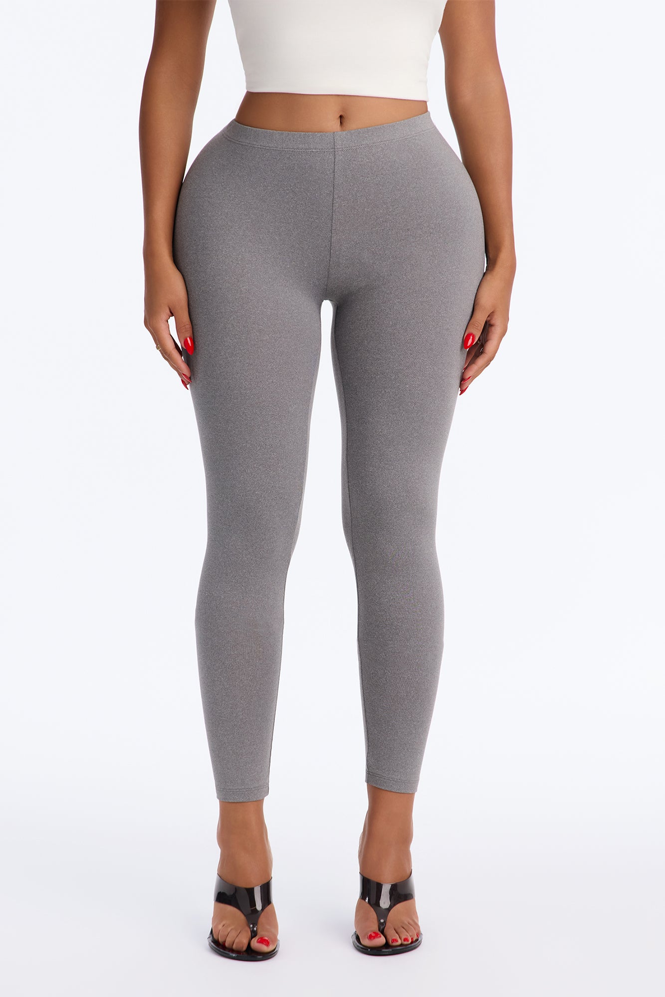 My Number One Leggings - Heather Grey