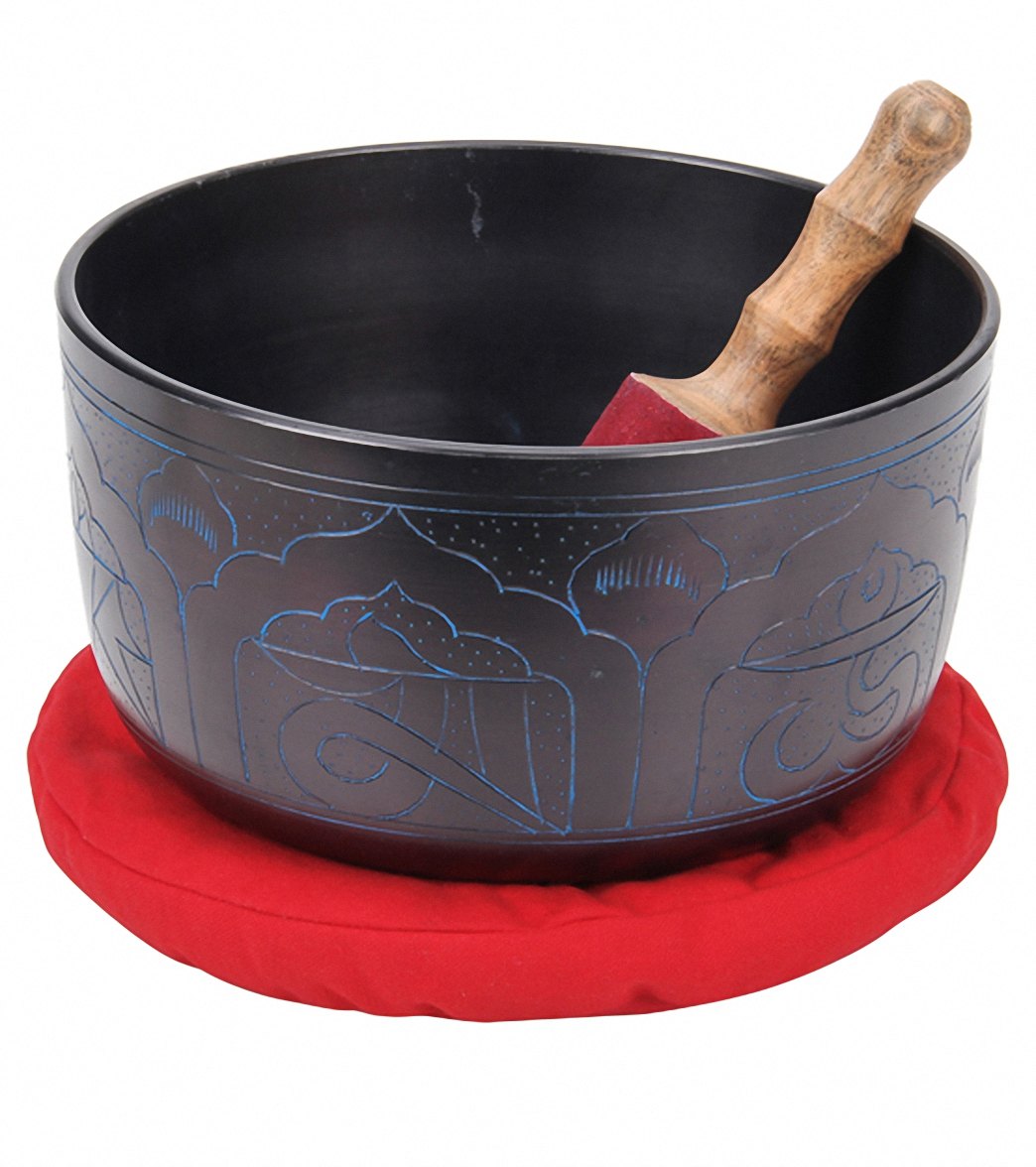 Sacred Space Master Healing New Etched E Chakra Singing Bowl 9.75"