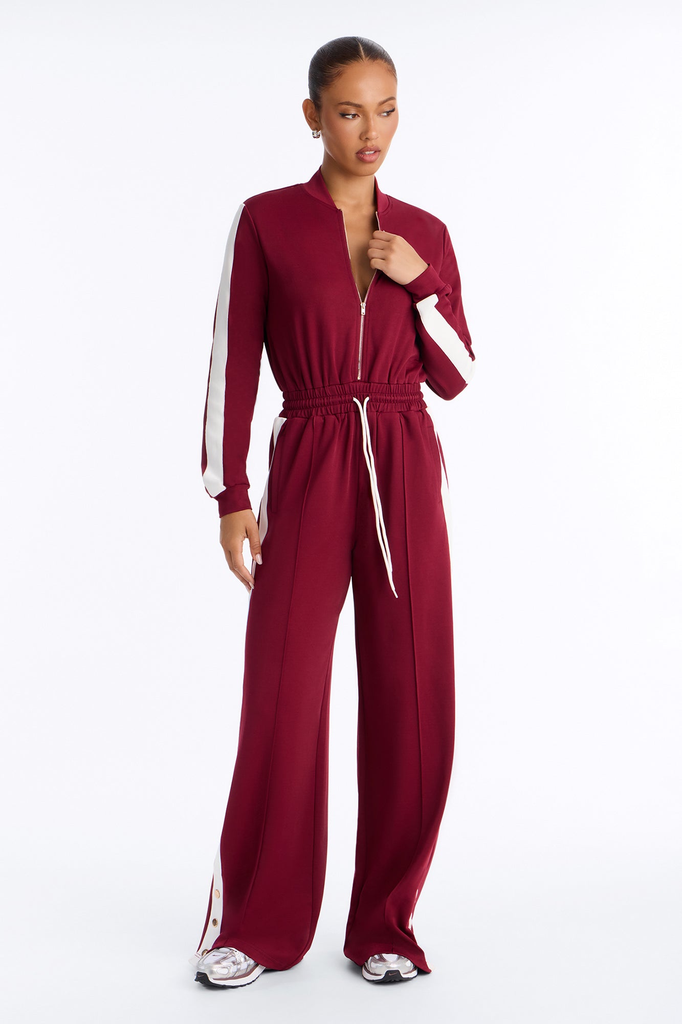Lianna Jumpsuit - Wine