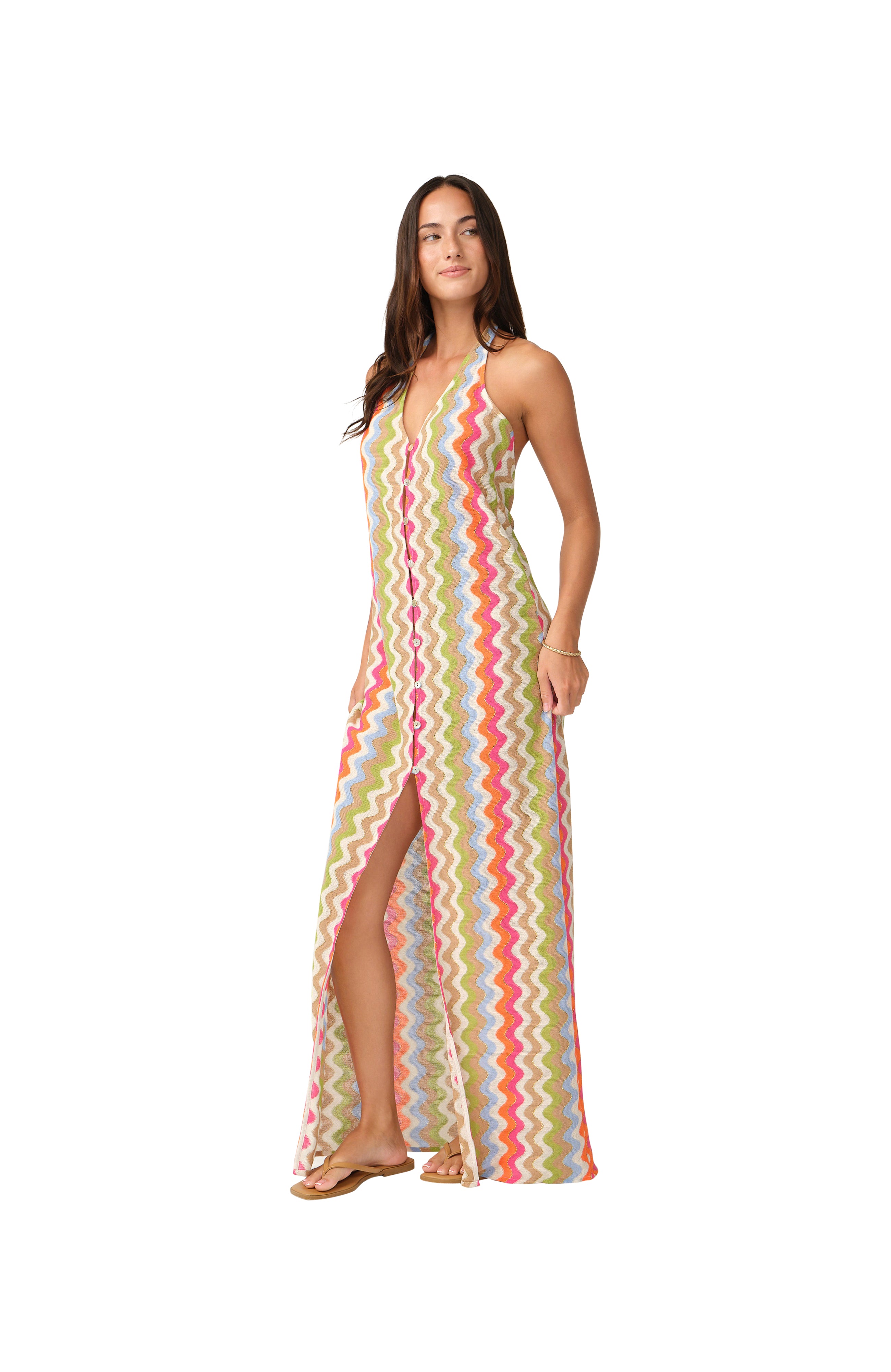 PQ Swim Jacka Mae Halter Dress