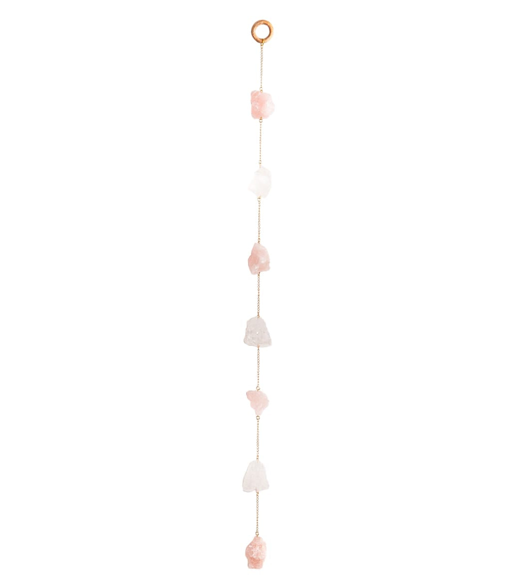 GeoCentral Rose Quartz Wall Hang