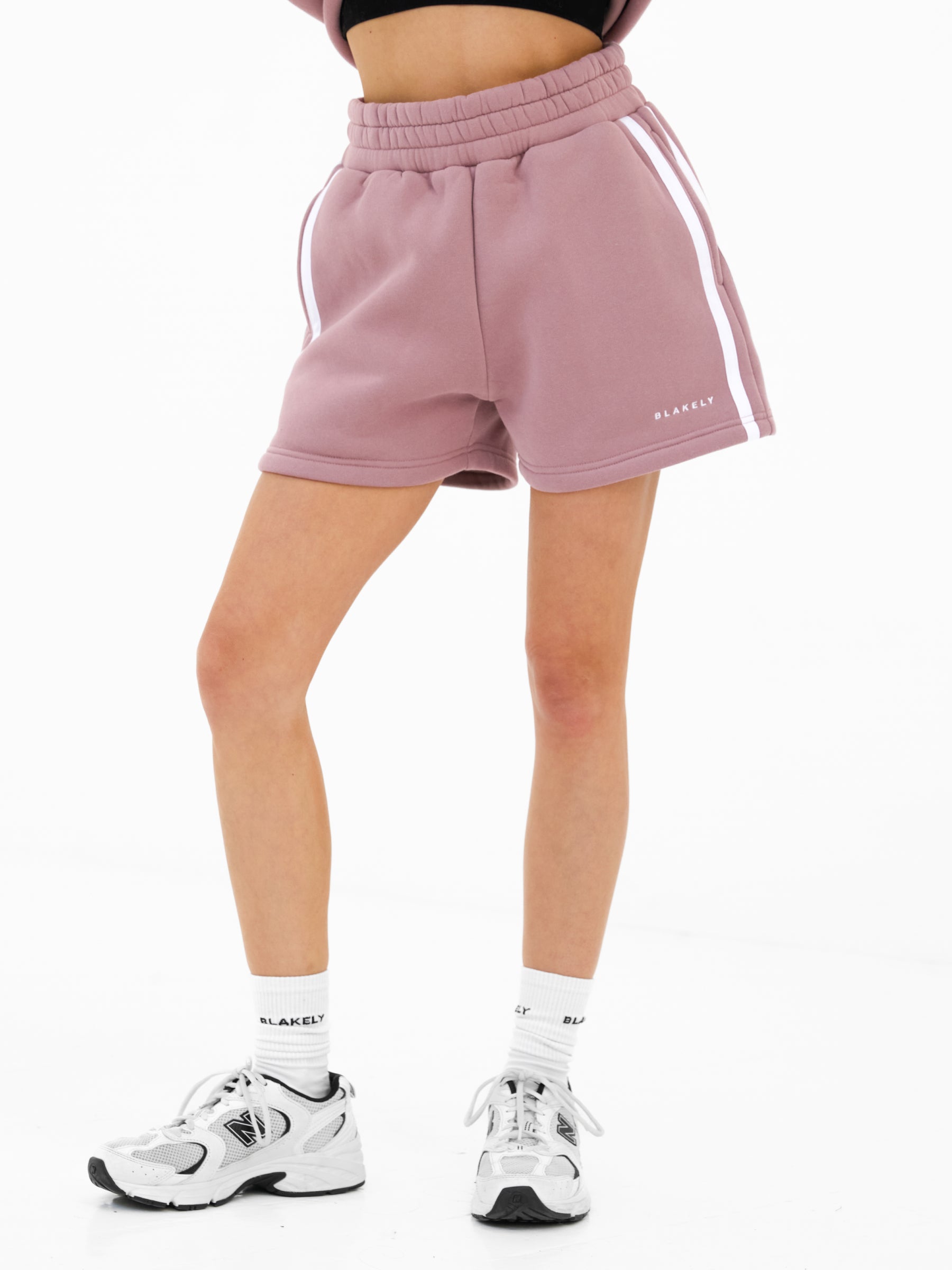 Amber Jogger Shorts - Dusty Pink