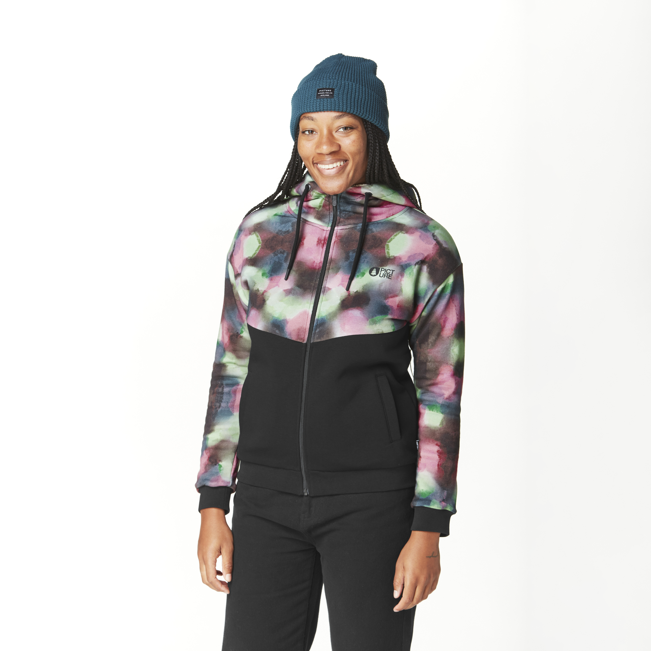 Veste à capuche zippé femme BASEMENT PLUSH
