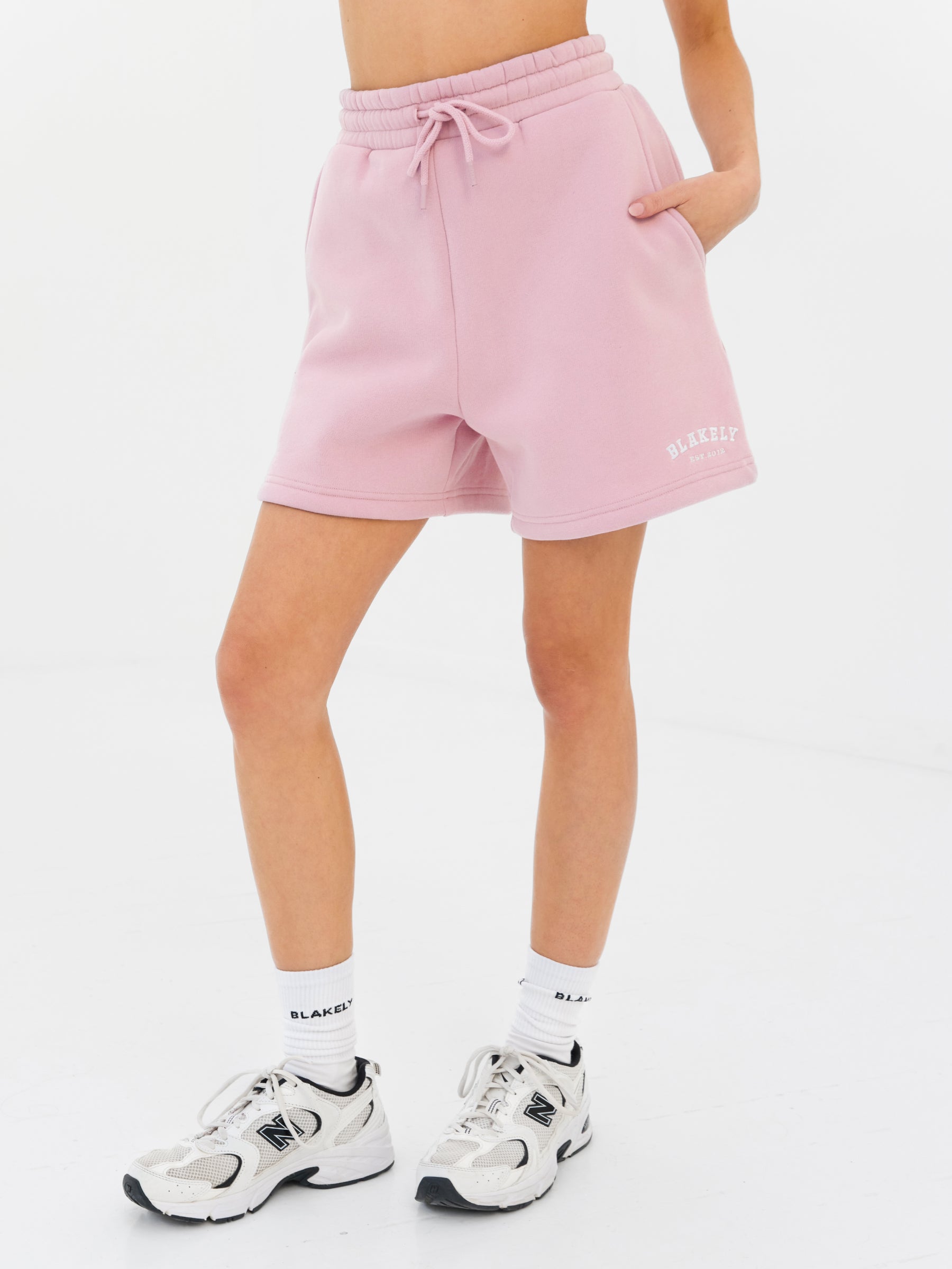 Heritage Jogger Shorts - Vintage Pink