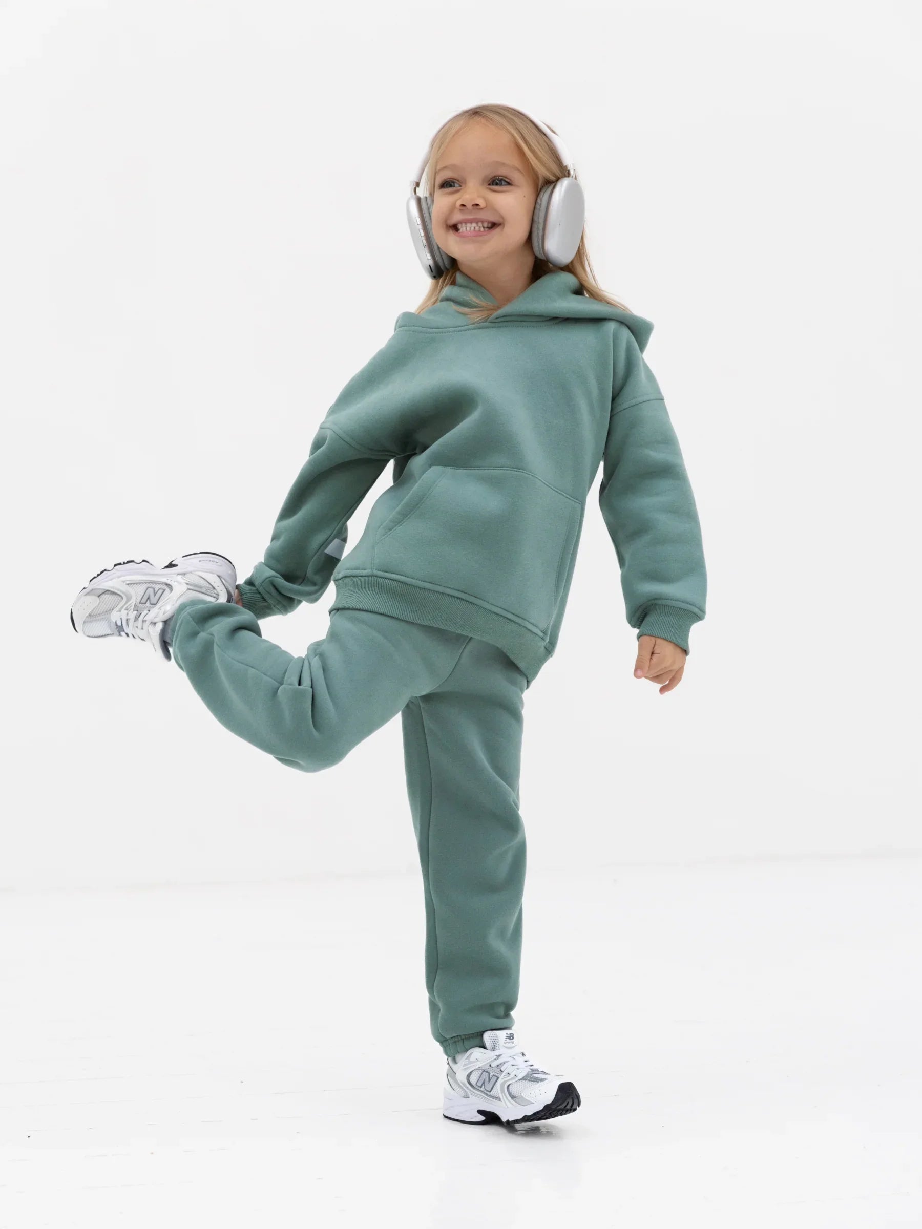 Mini Blakely Sweatpants - Sage Green