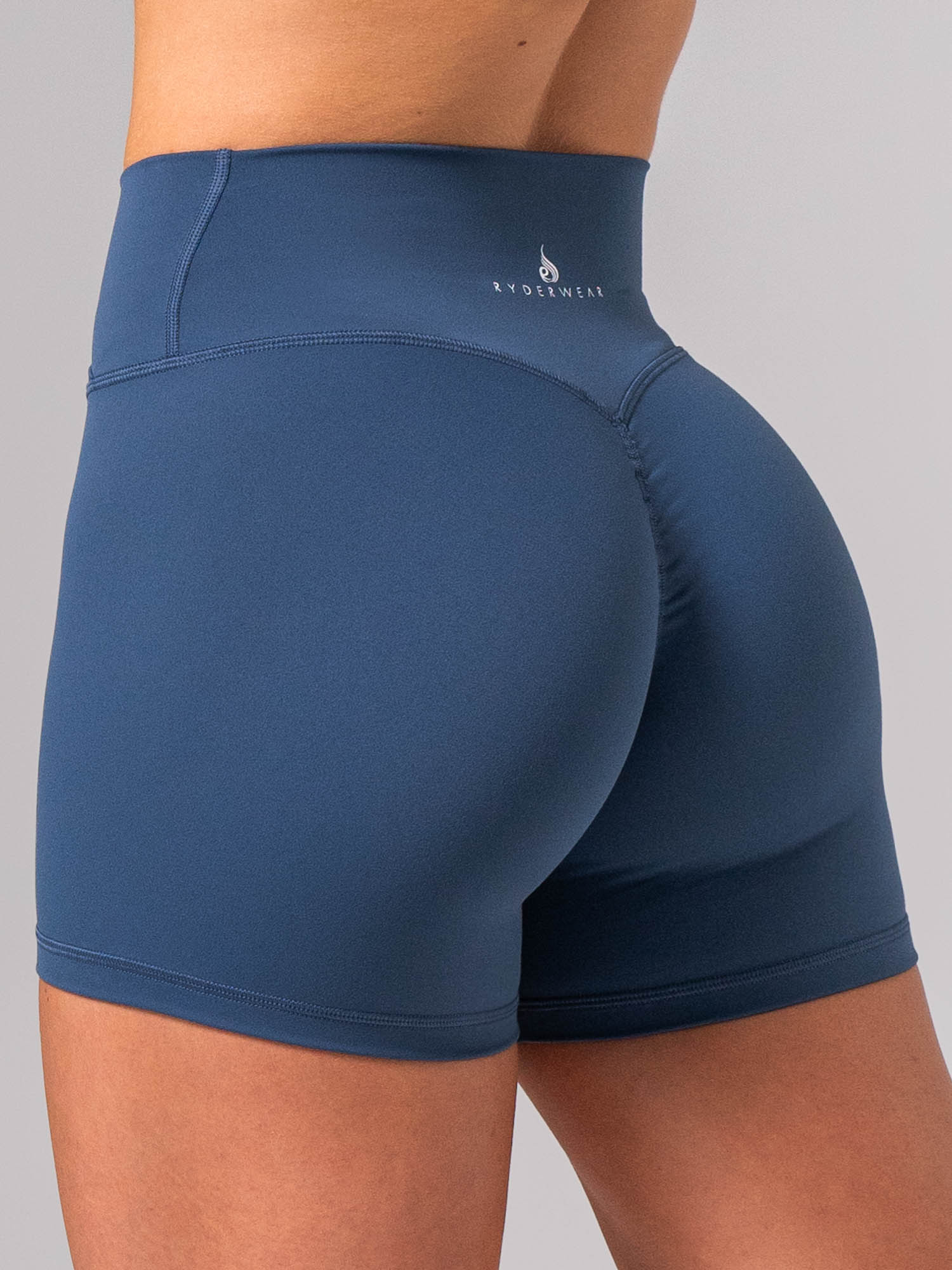 NKD Invisible Scrunch Crossover Shorts - Deep Sea