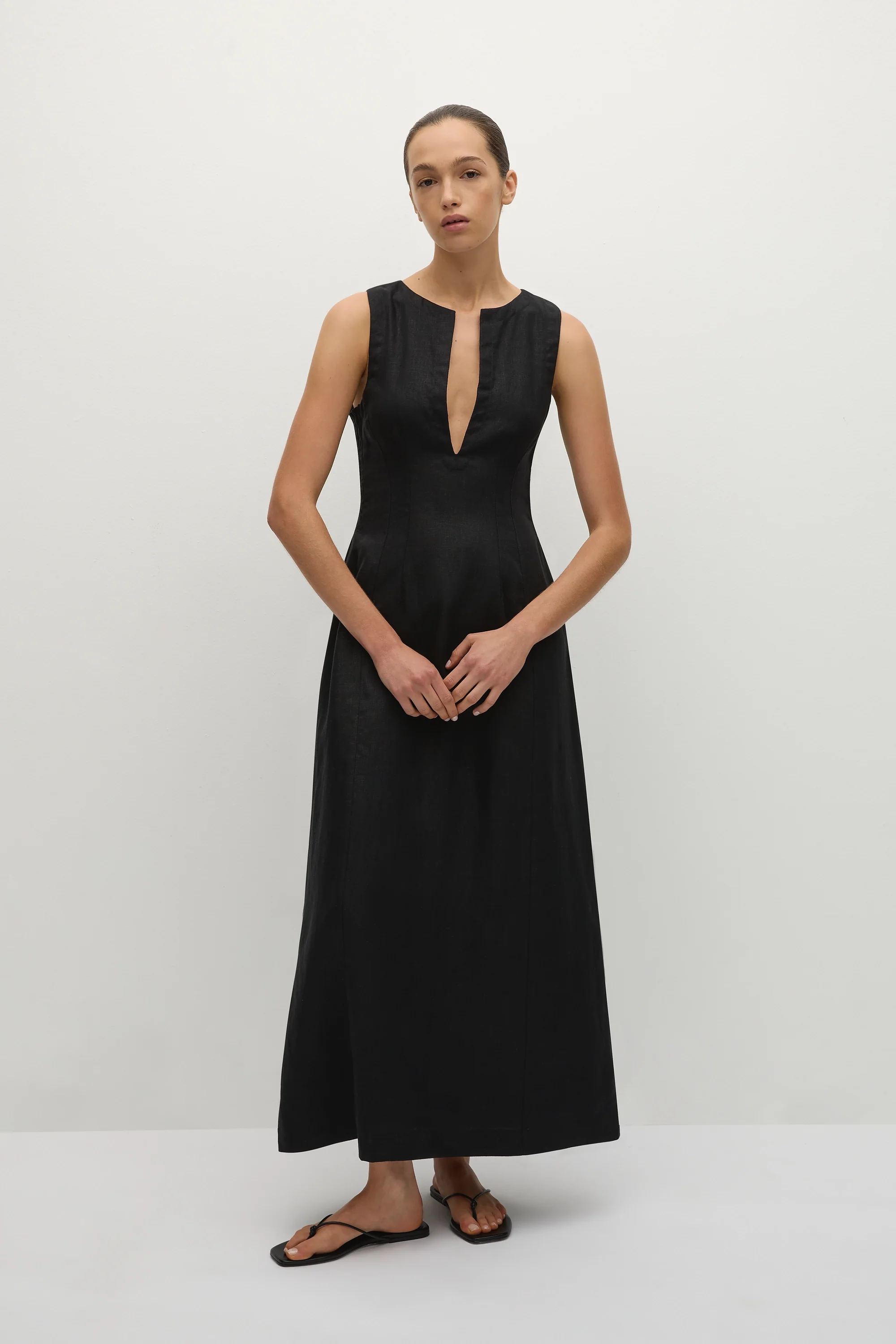 Melia Maxi Dress Black - Final Sale
