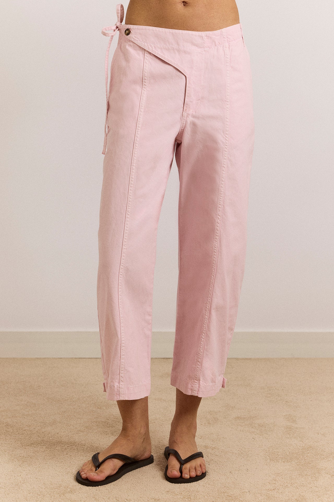 Yves Capri Trouser - Pink