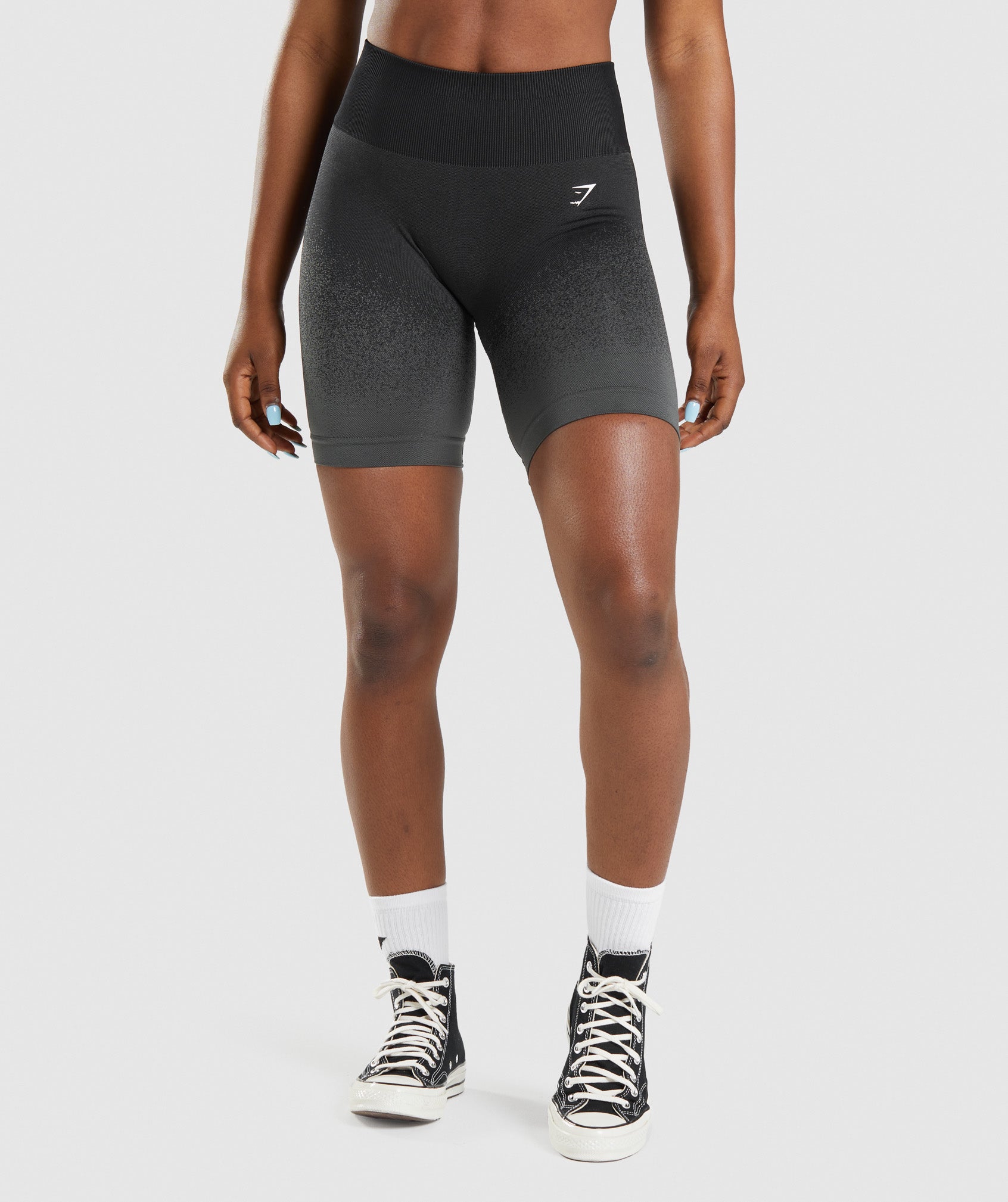 Gymshark Adapt Ombre Seamless Cycling Shorts - Black