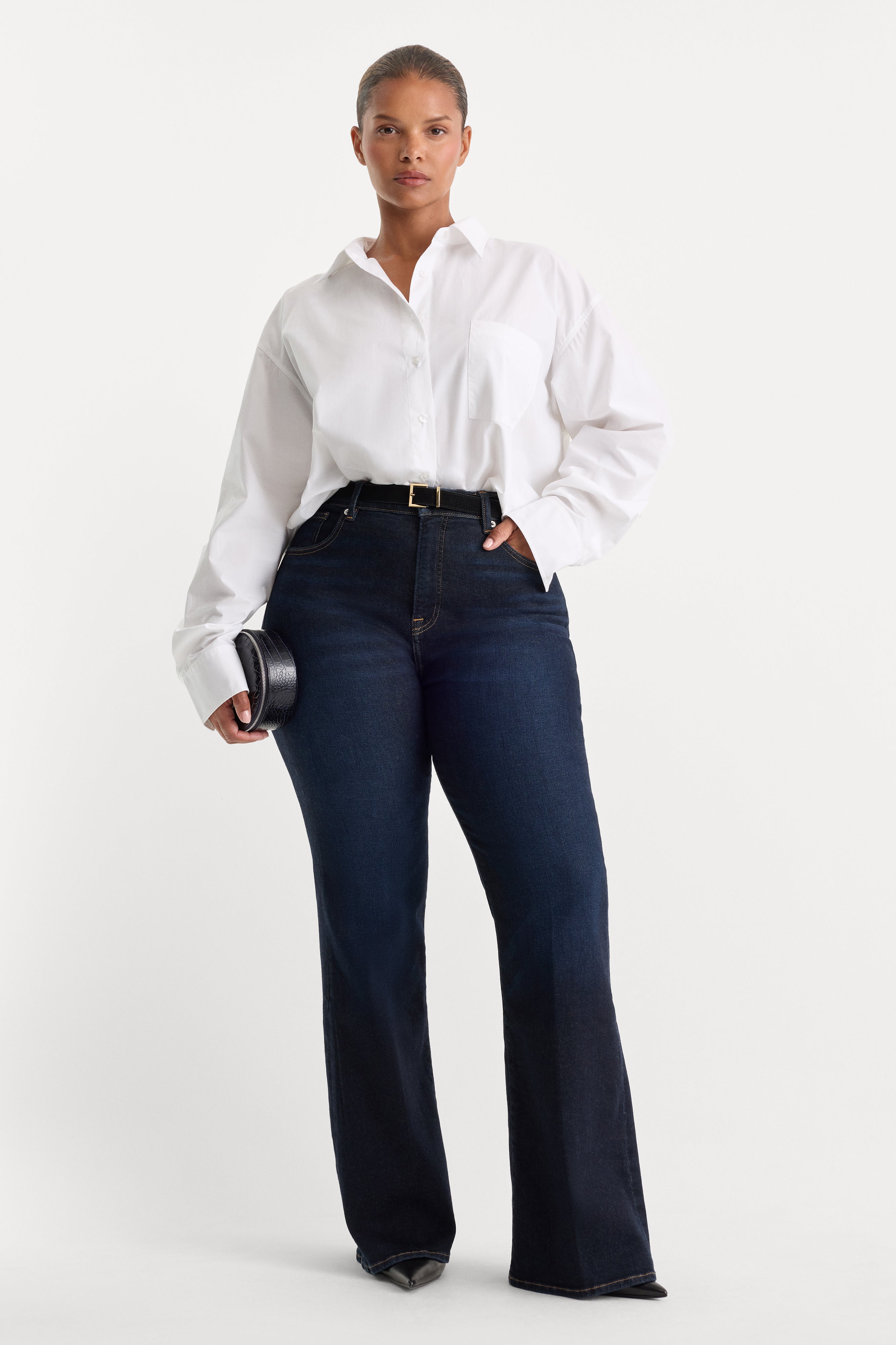 GOOD LEGS FLARE JEANS | INDIGO1308