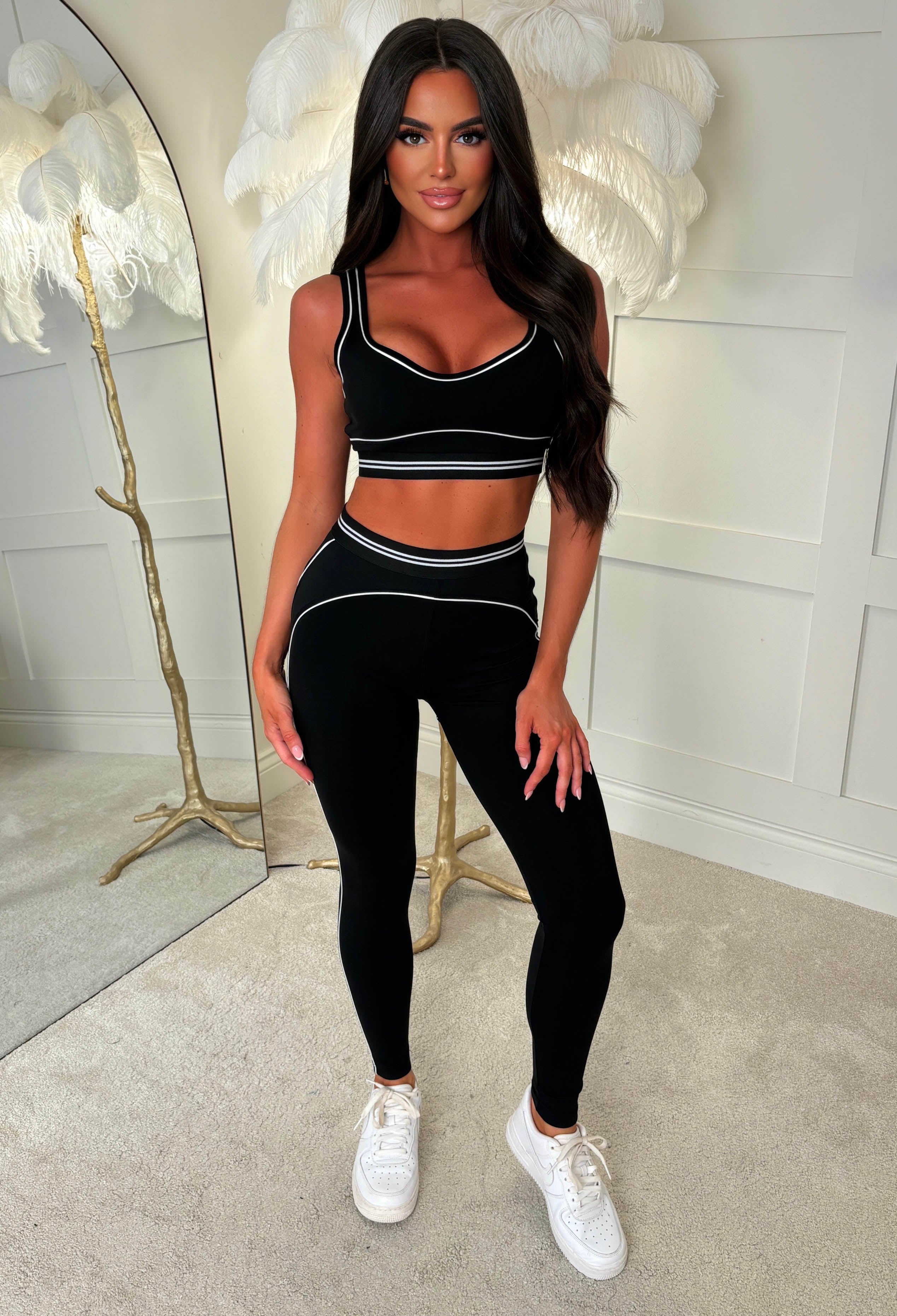 Move With Me Black Active Co-Ord Set