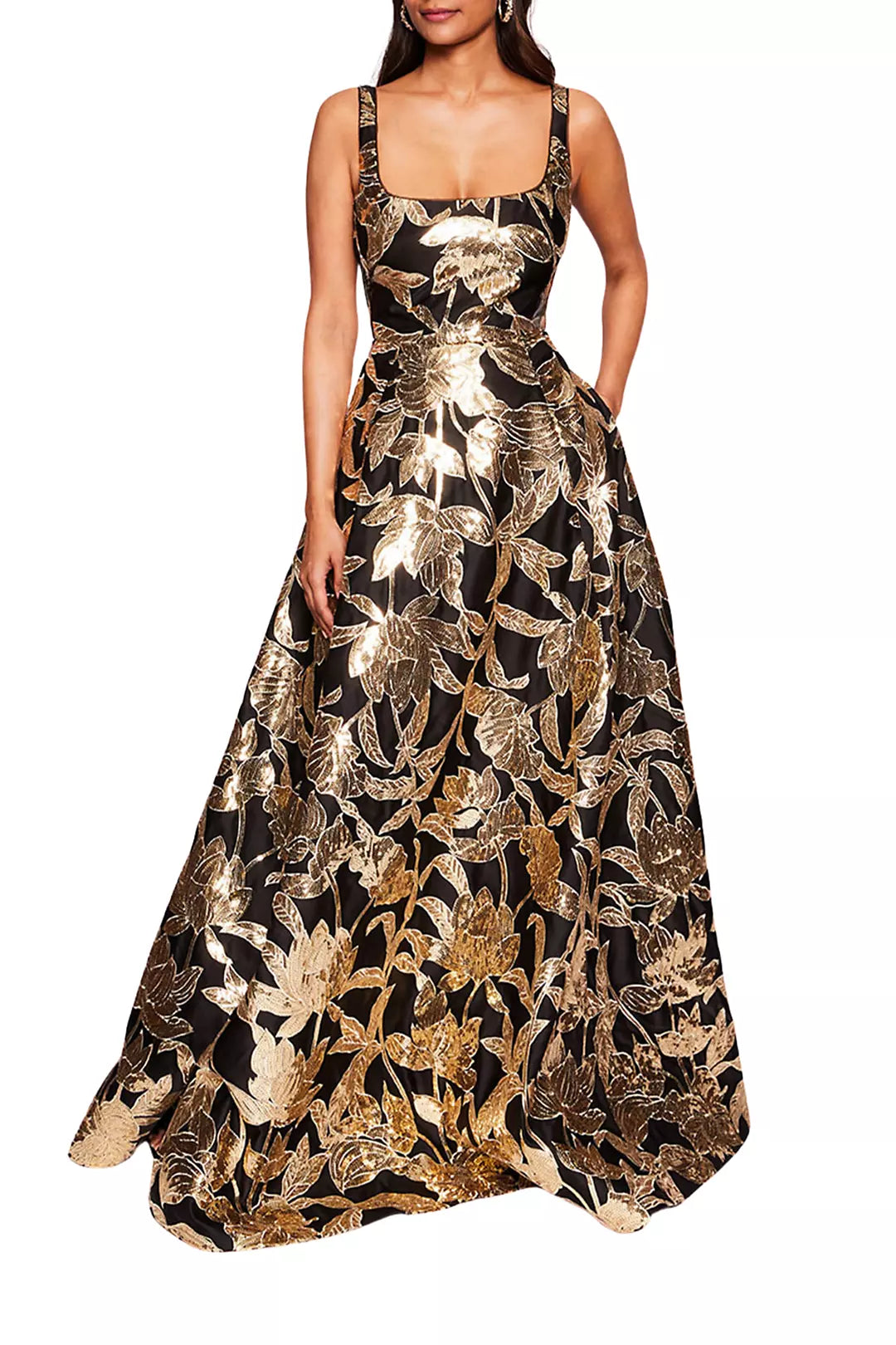 Lotus Sequin Gown