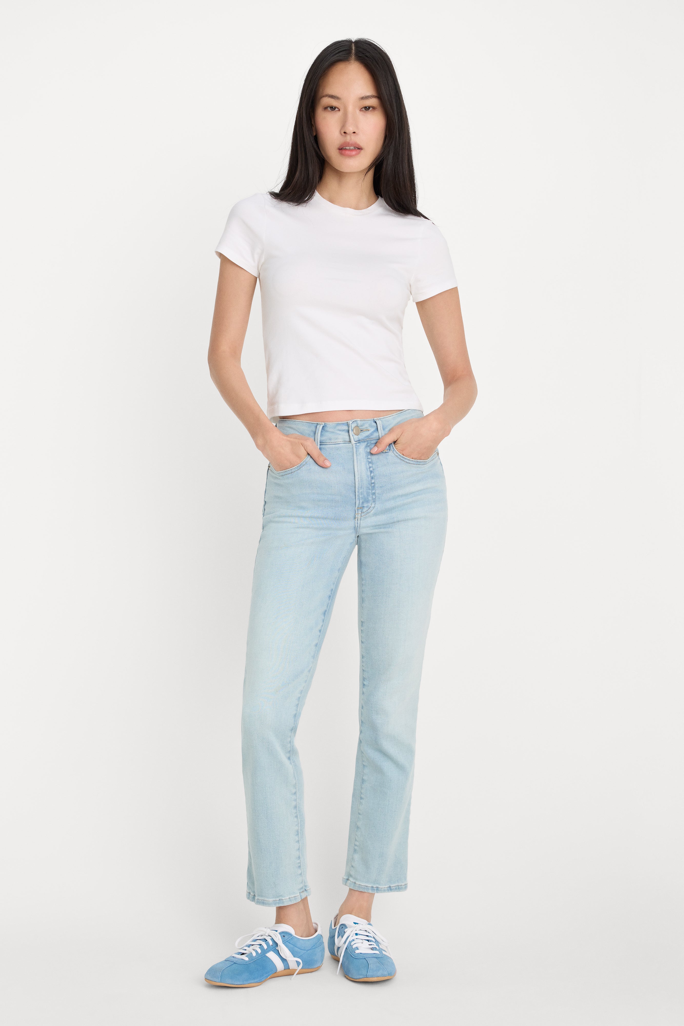 SOFT TECH GOOD LEGS STRAIGHT JEANS | INDIGO1275