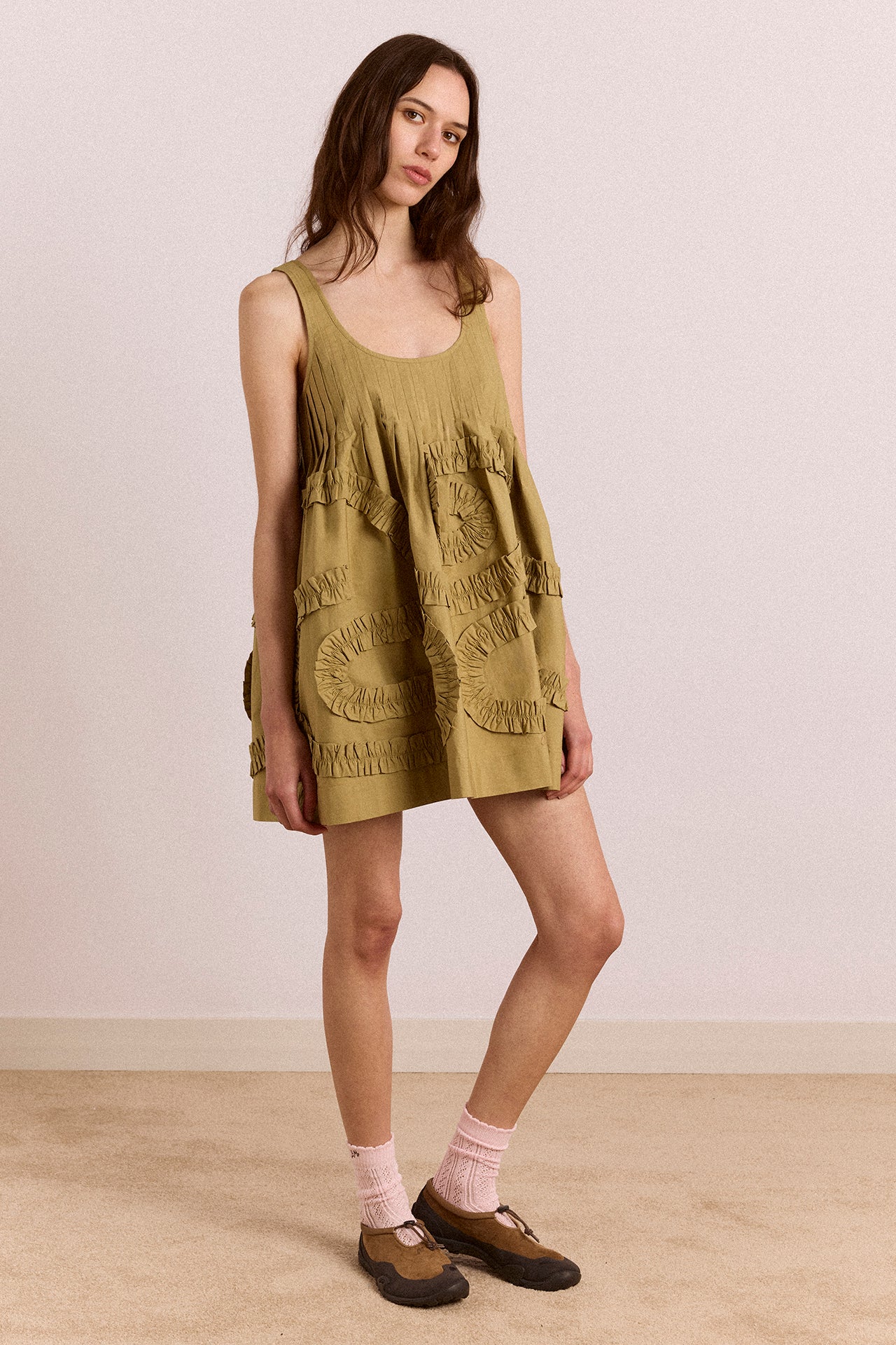 Stella Mini Dress - Green
