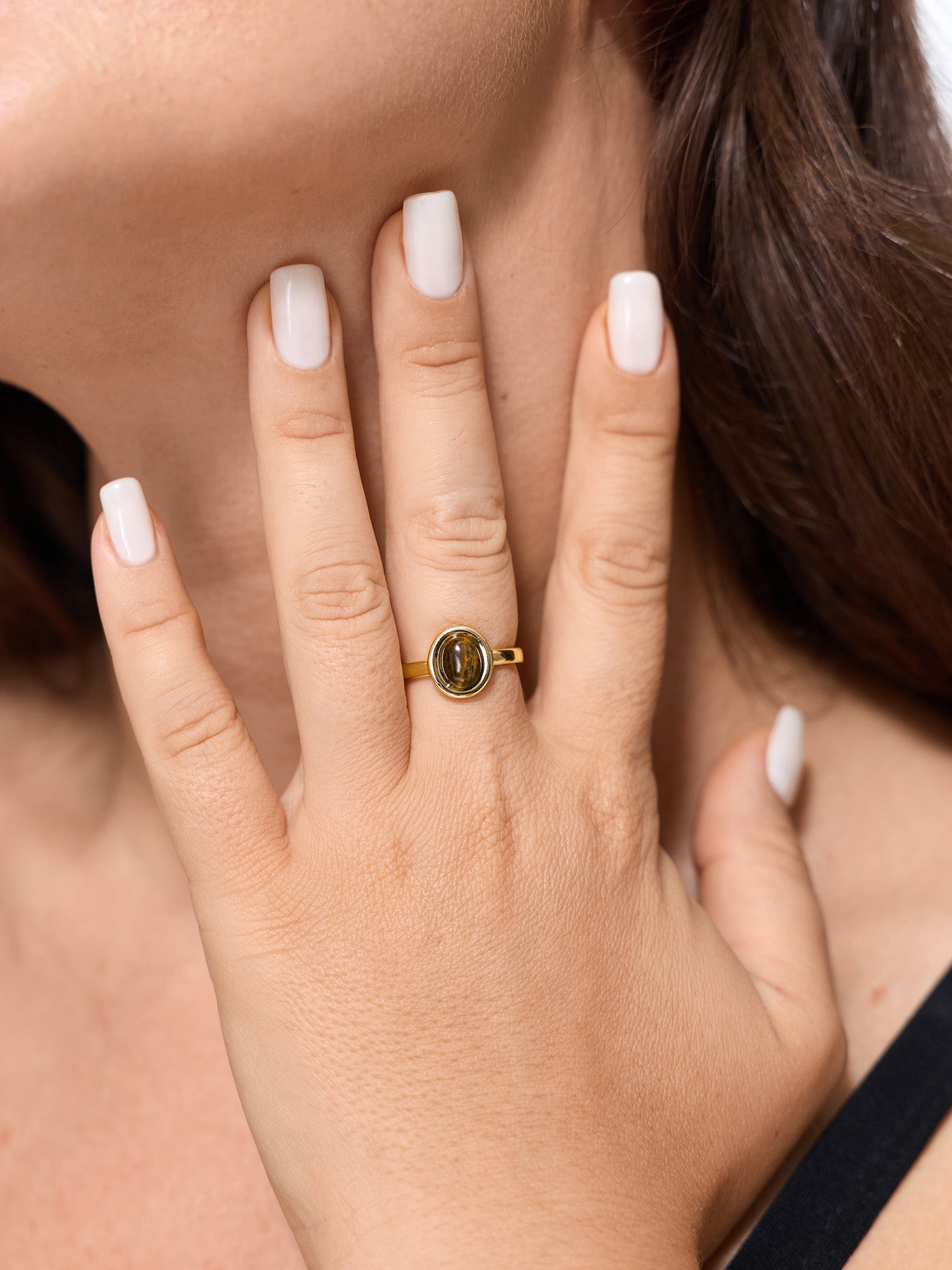 Adjustable Open Band Statement Ring