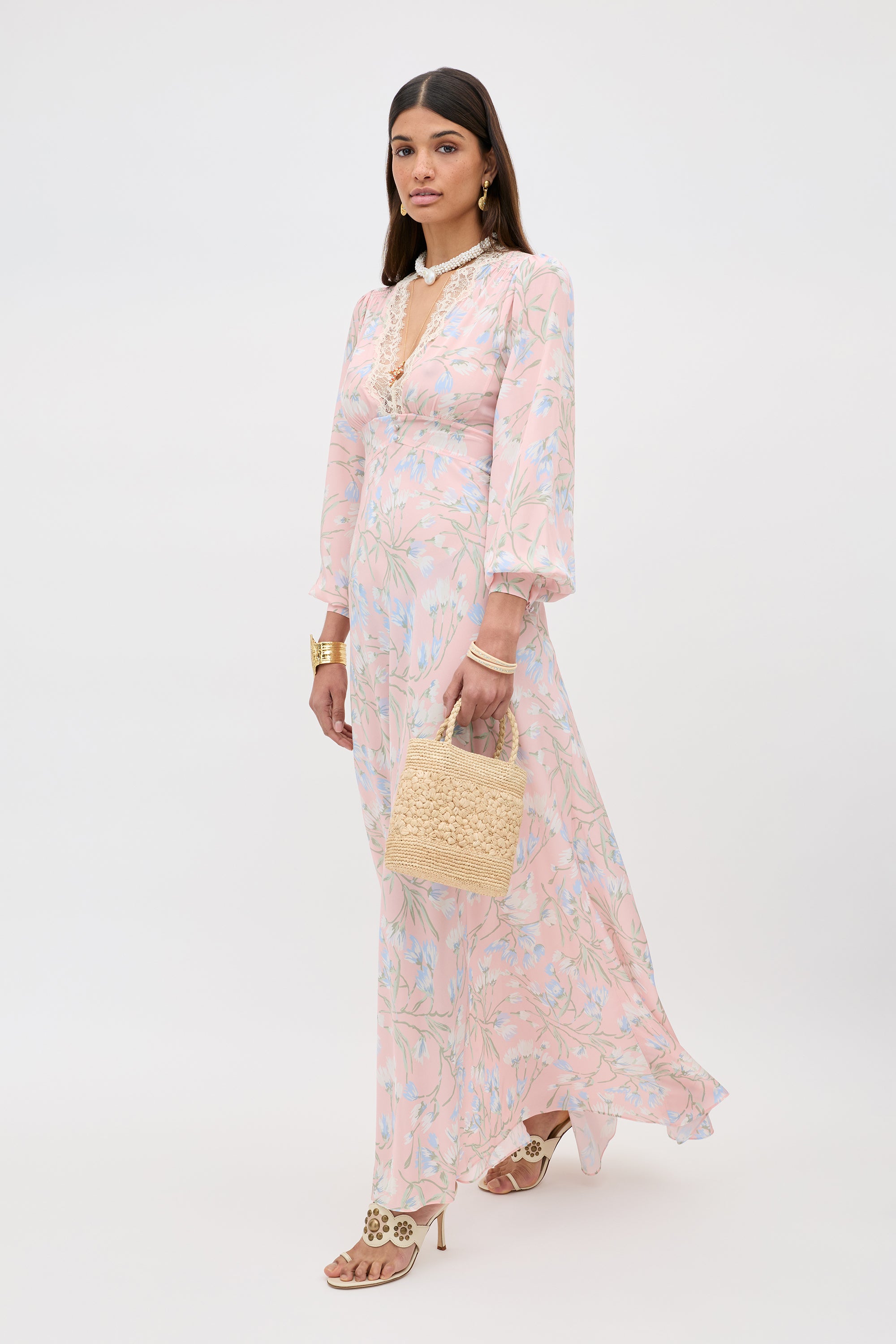 Emory -  Watercolour Floral Pink