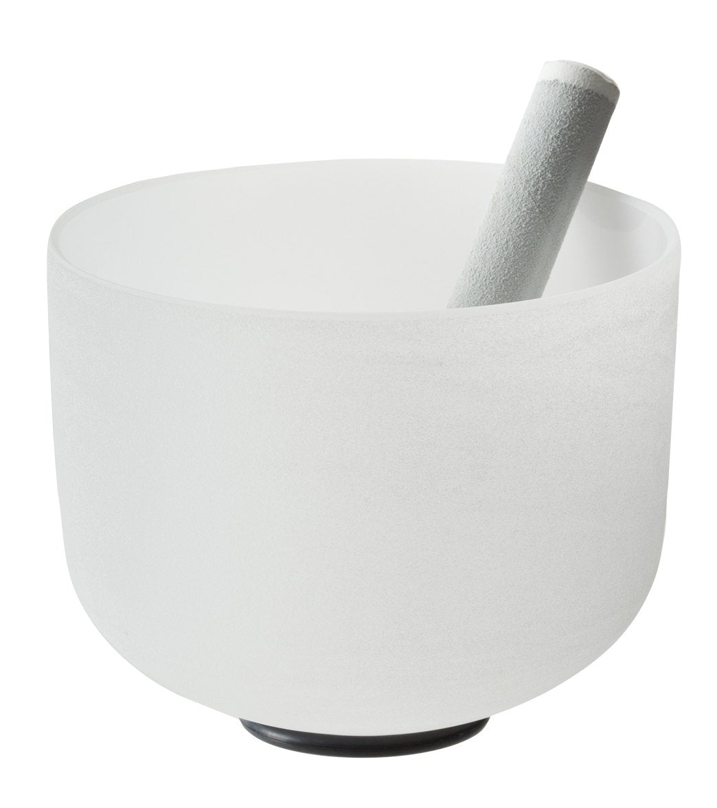 Sacred Space Perfect Pitch A Third Eye Chakra Crystal Singing Bowl 8" #C8Ap10