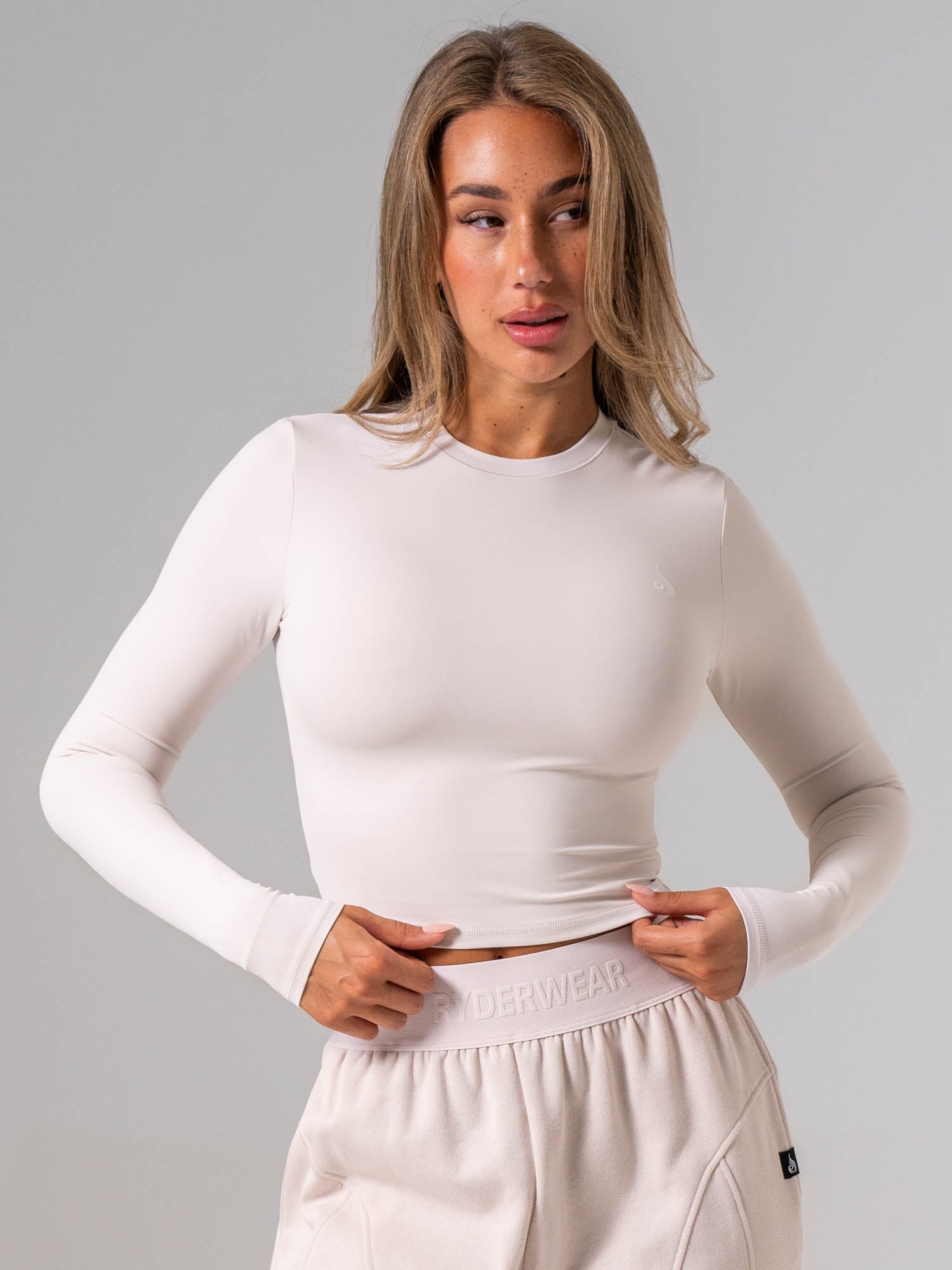 NKD Long Sleeve Top - Oatmeal