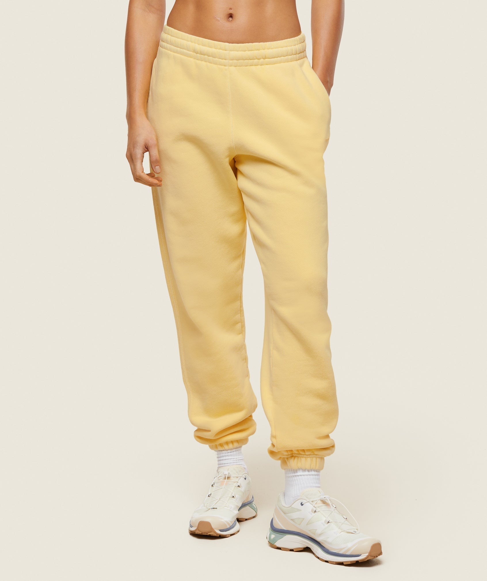 Gymshark Comfort Oversized Pant - Sunray Yellow/Pigment Garment Dye + Wash