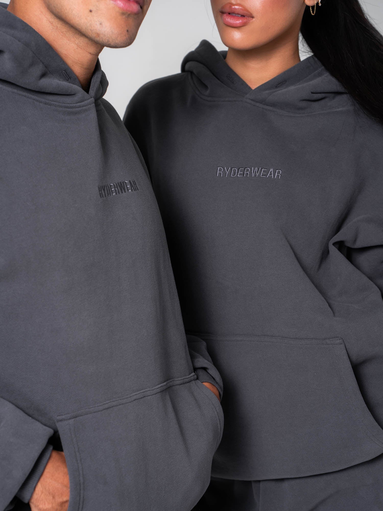 Plush Hoodie - Charcoal