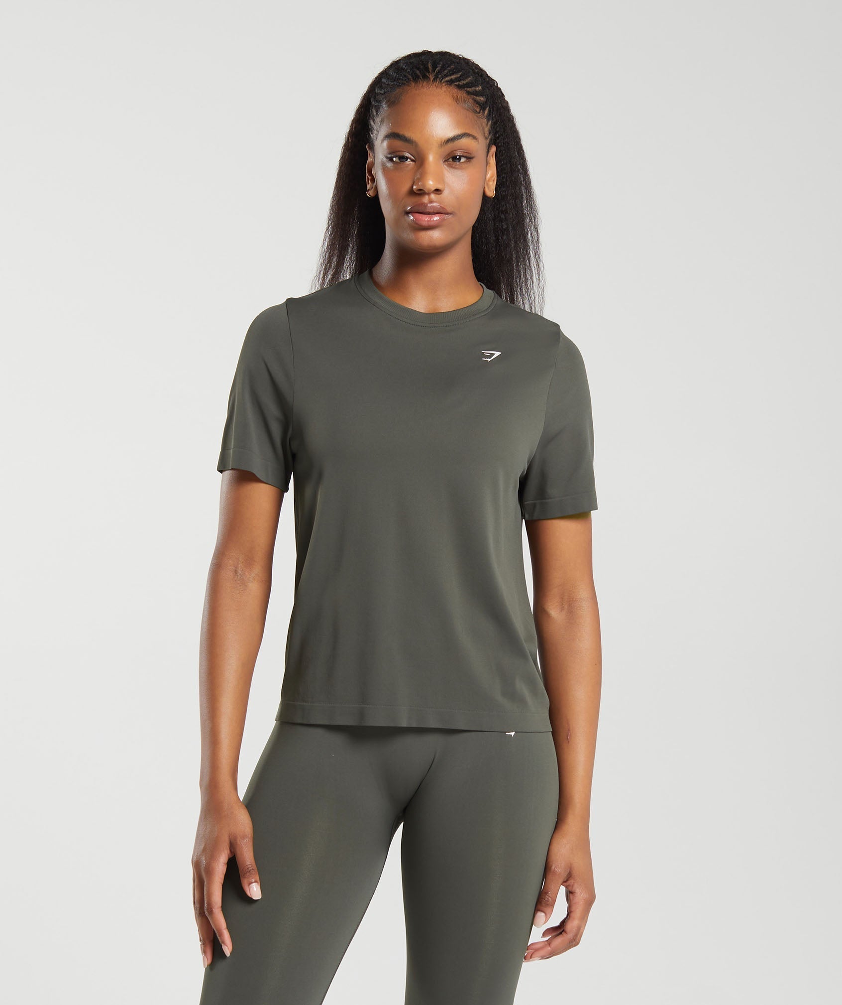 Gymshark Everyday Seamless T-Shirt - Strength Green