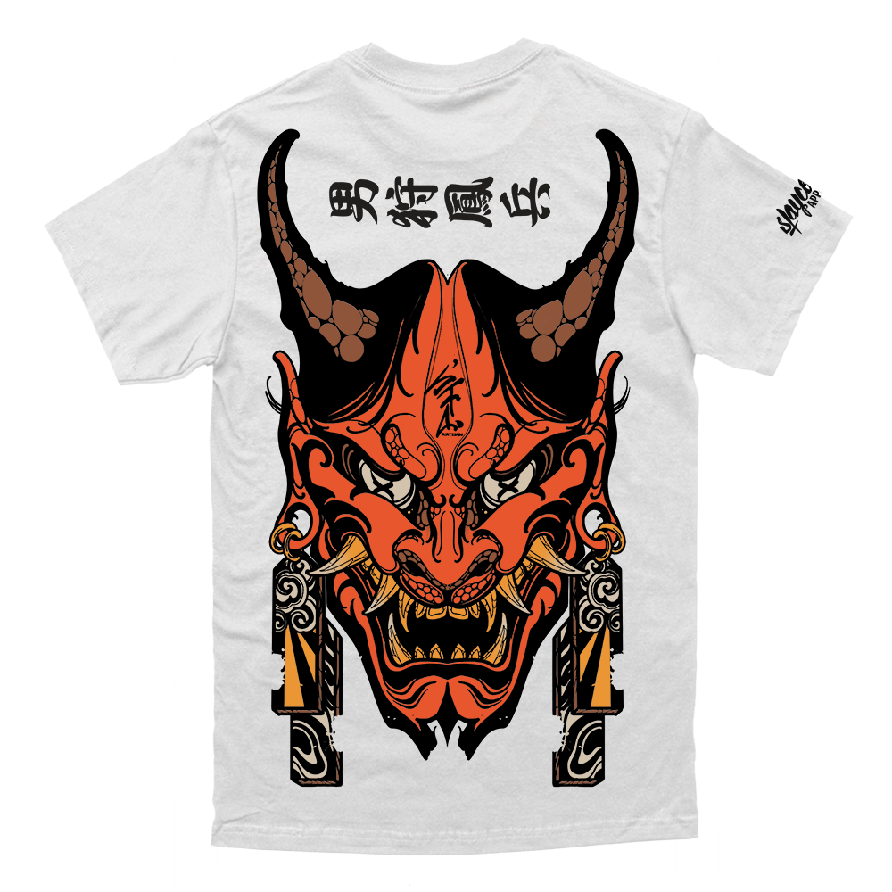 Rage Smile (White) - Regular T-Shirt (200GSM)