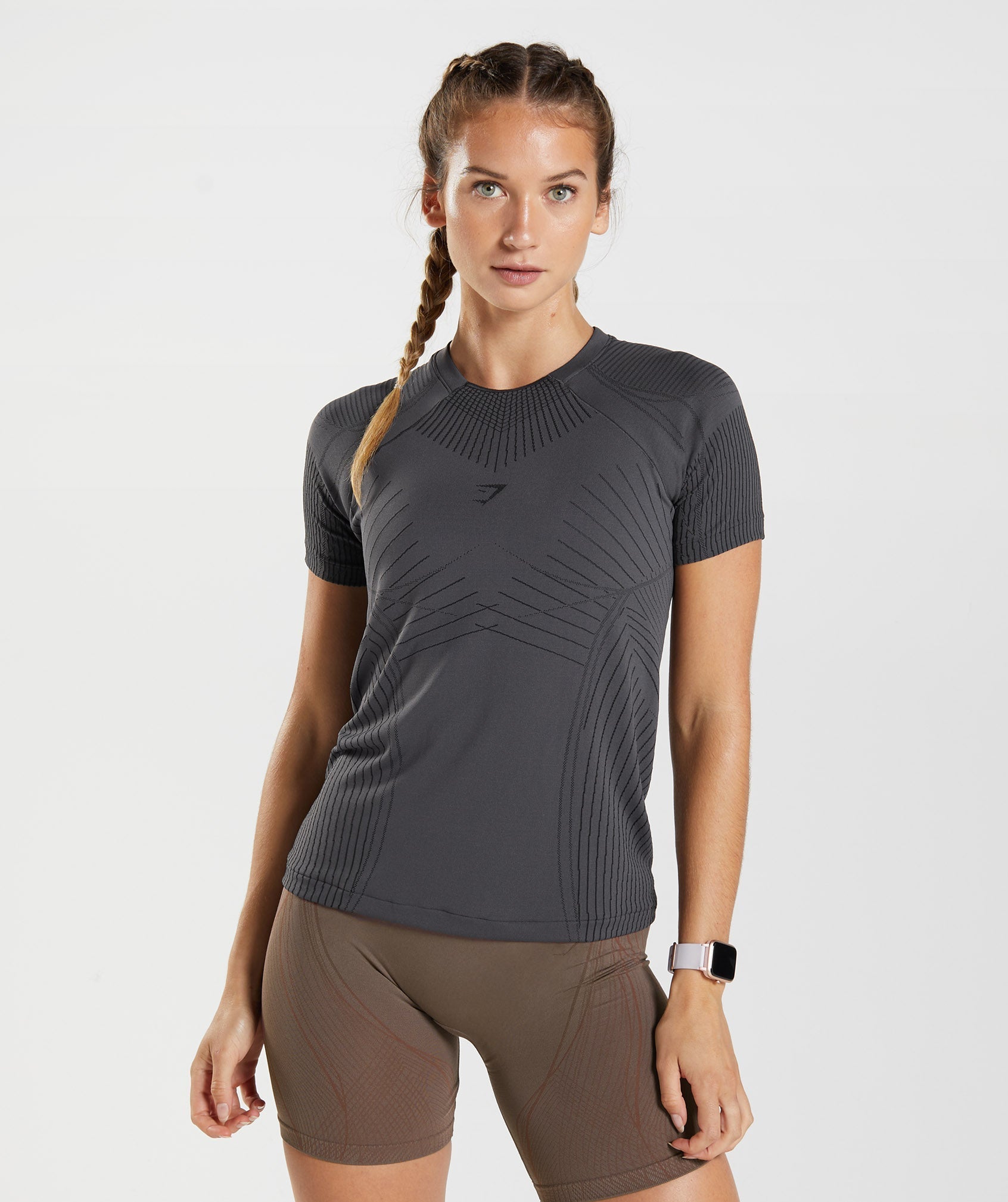 Gymshark Apex Seamless Top - Grey