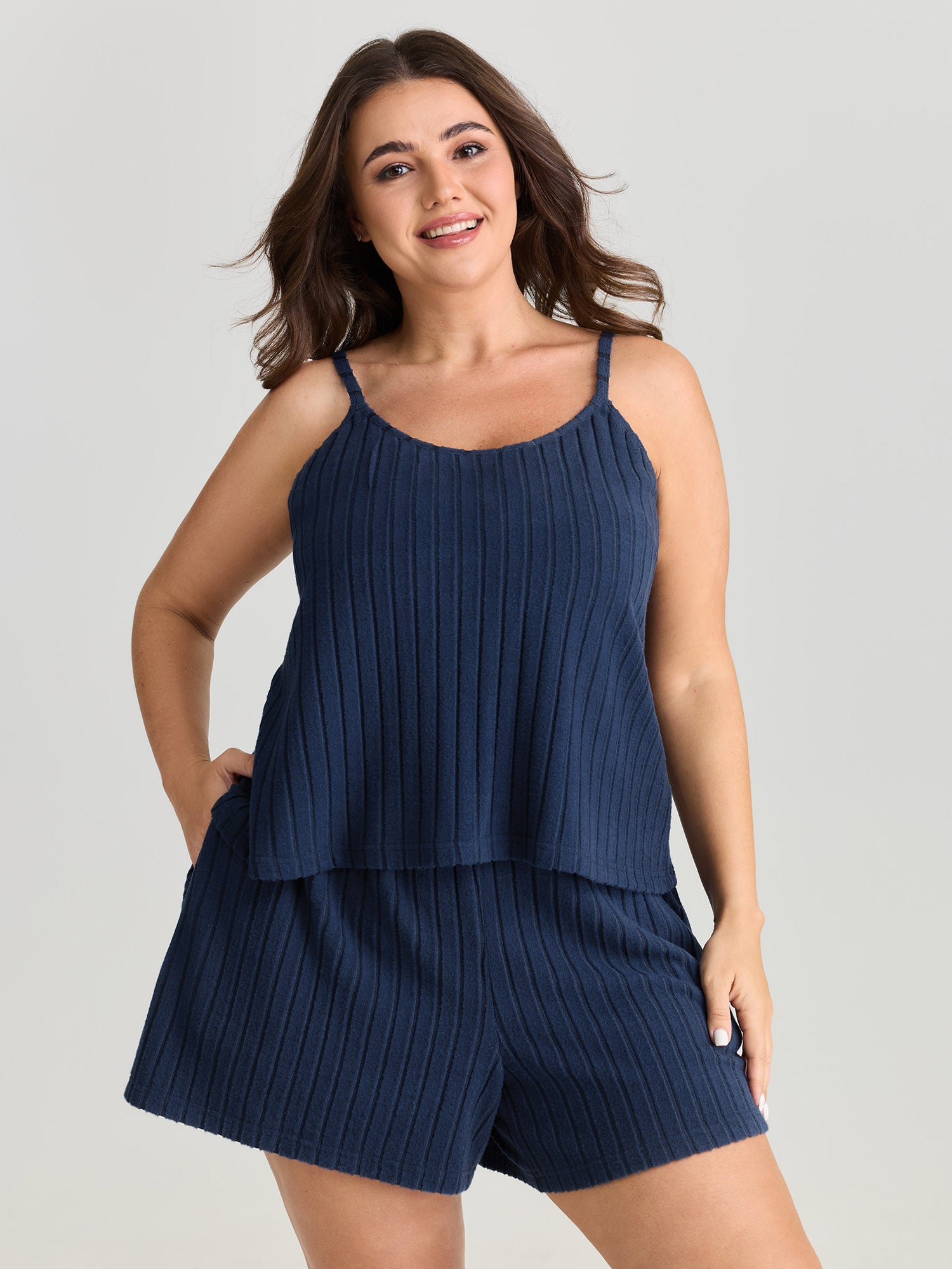 Textured Stretchy Co-Ord Lounge Set