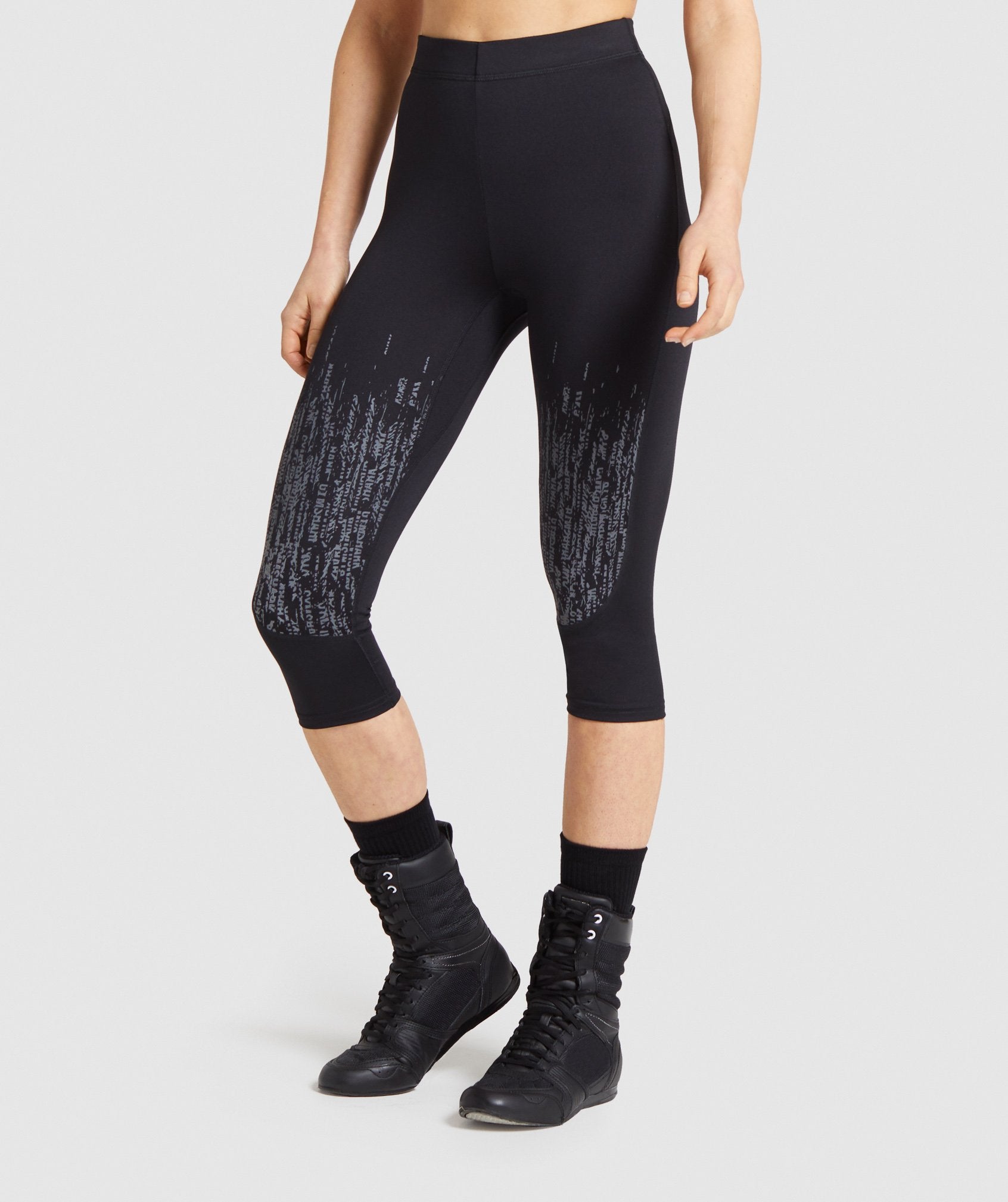 Gymshark Combat Cropped Leggings - Black