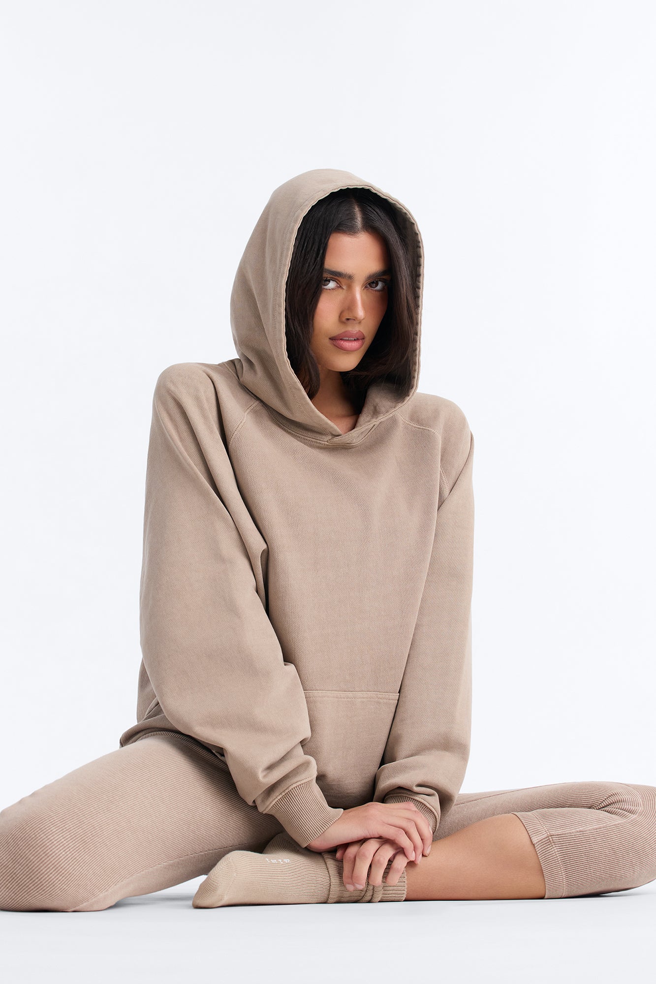 TERRY Classic Pullover Hoodie Sweatshirt - Washed Stone