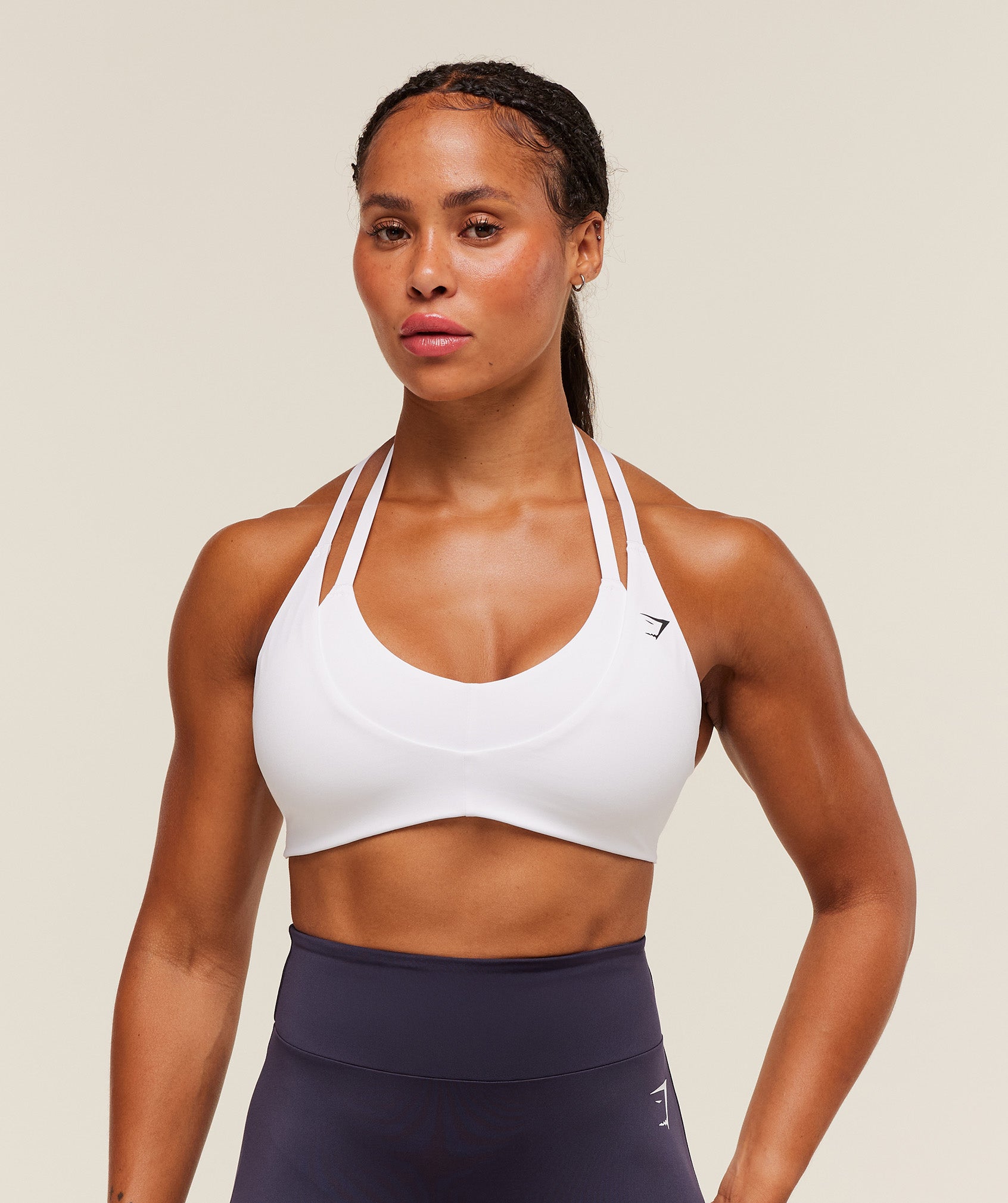 Gymshark Reps T Back Sports Bra - White