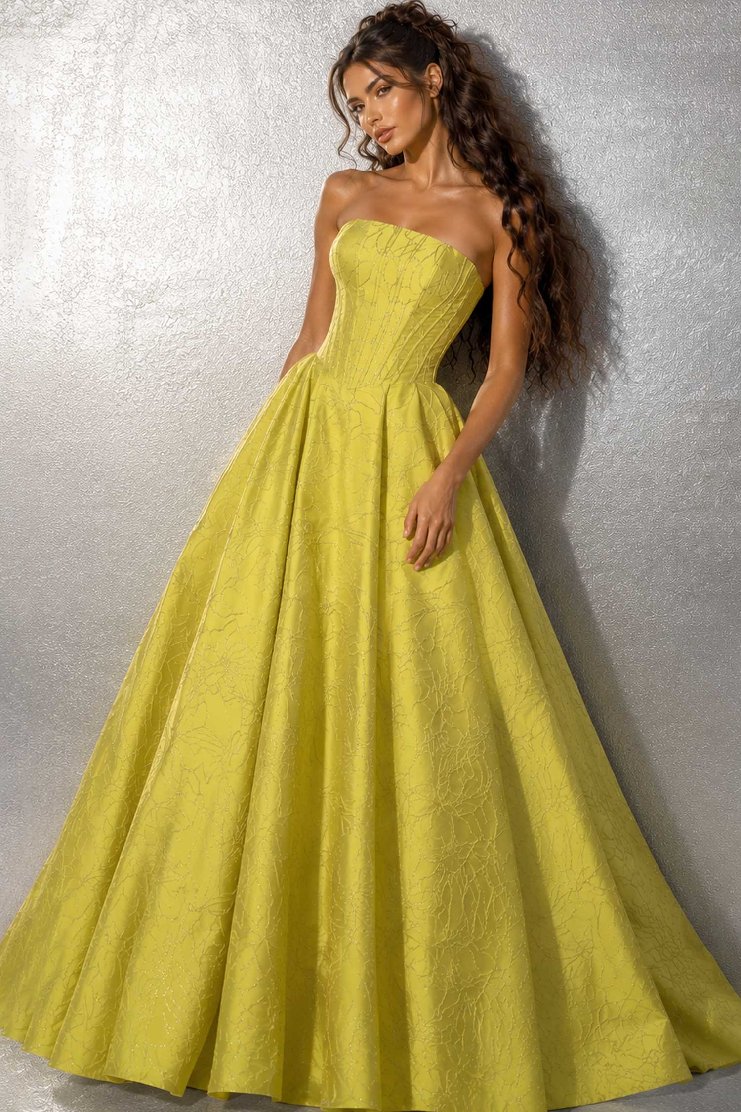 Jovani 51708 Sweetheart Basque Waist Ballgown