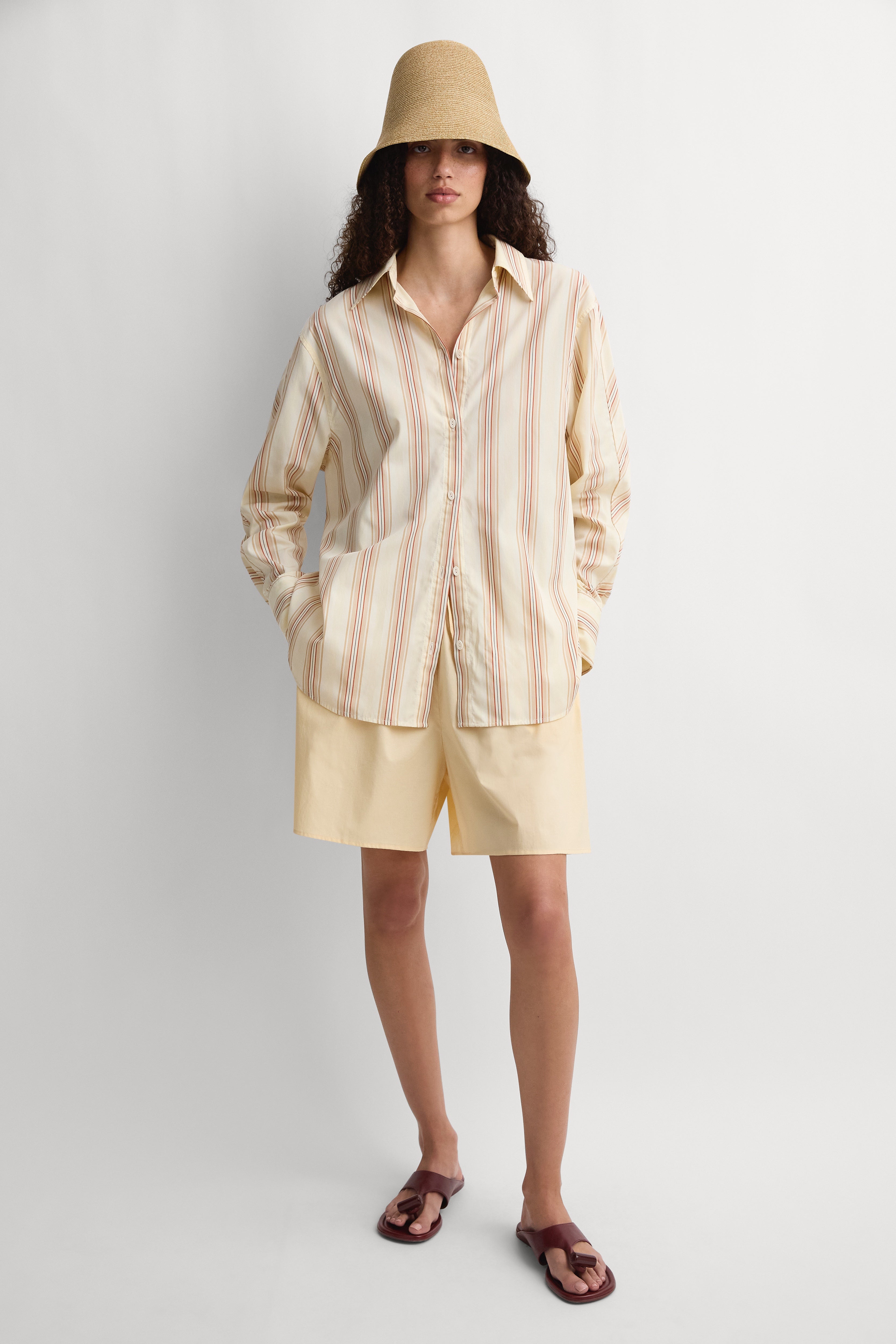 The Stripe Shirt Straw Stripe