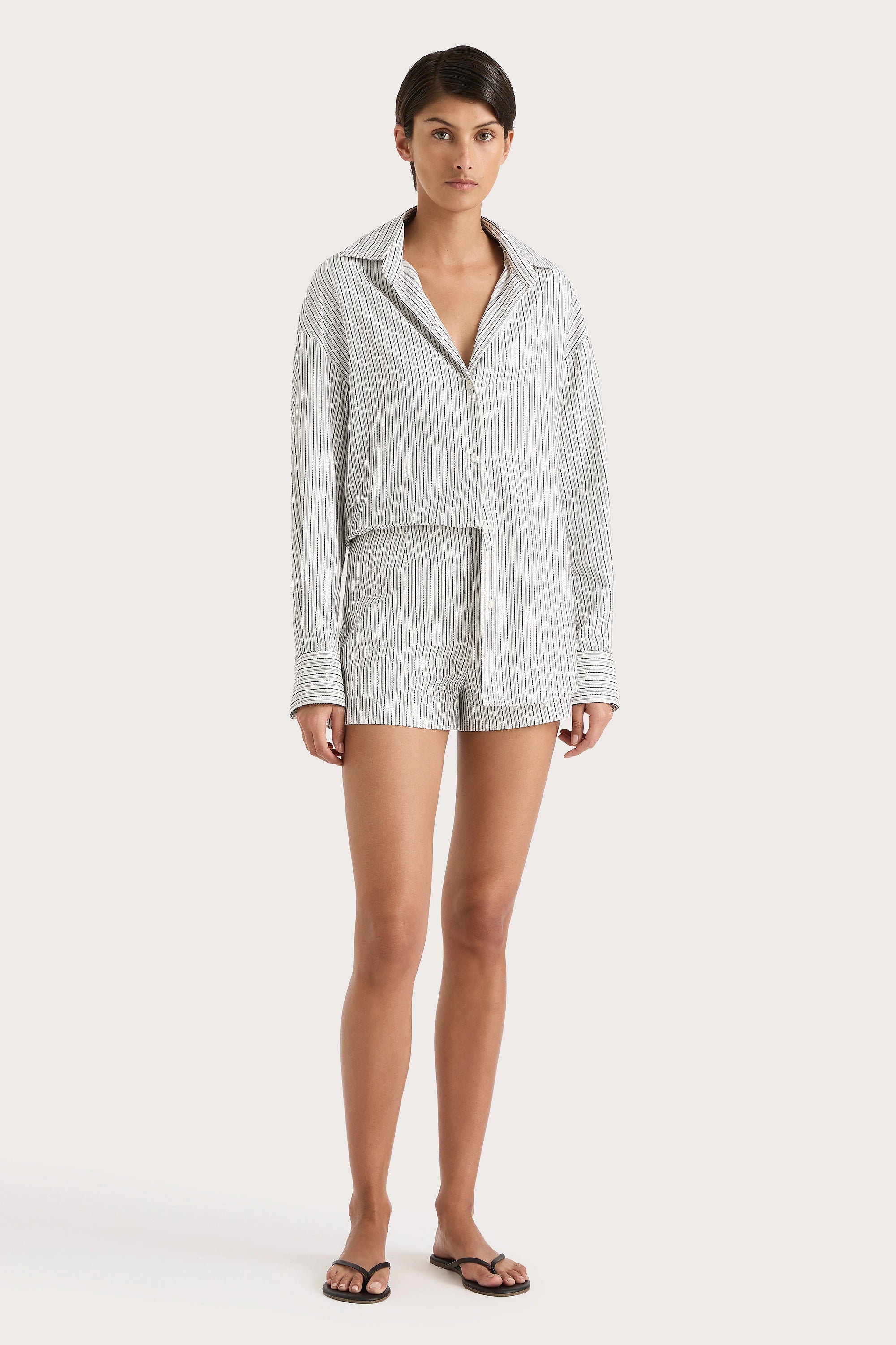 Noto Short Navy Stripe - Final Sale