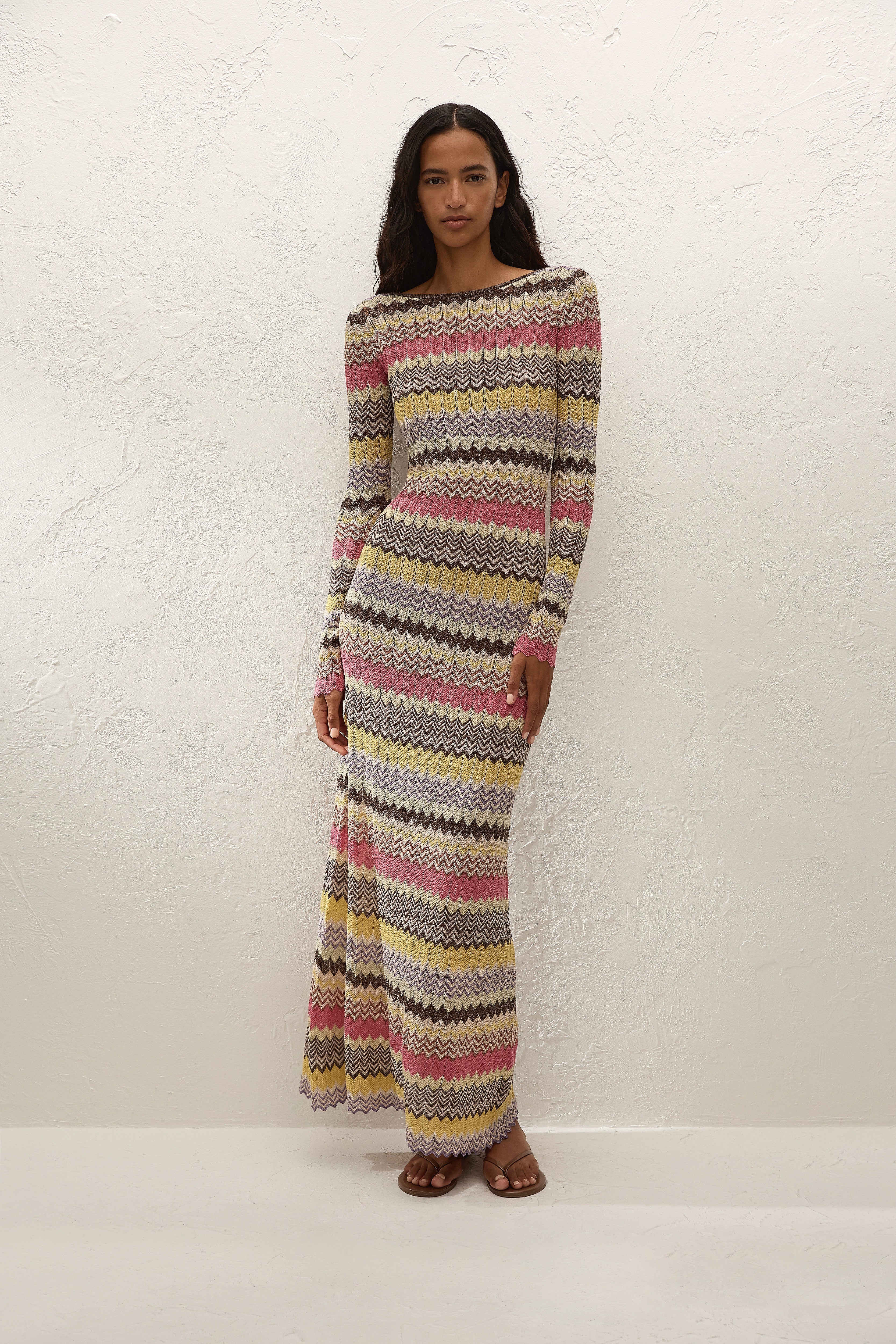 Pedro Maxi Dress Perla Stripe