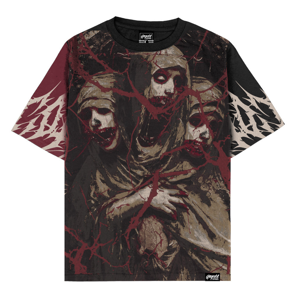 Tears of God (Black) - Oversized T-Shirt (200GSM)