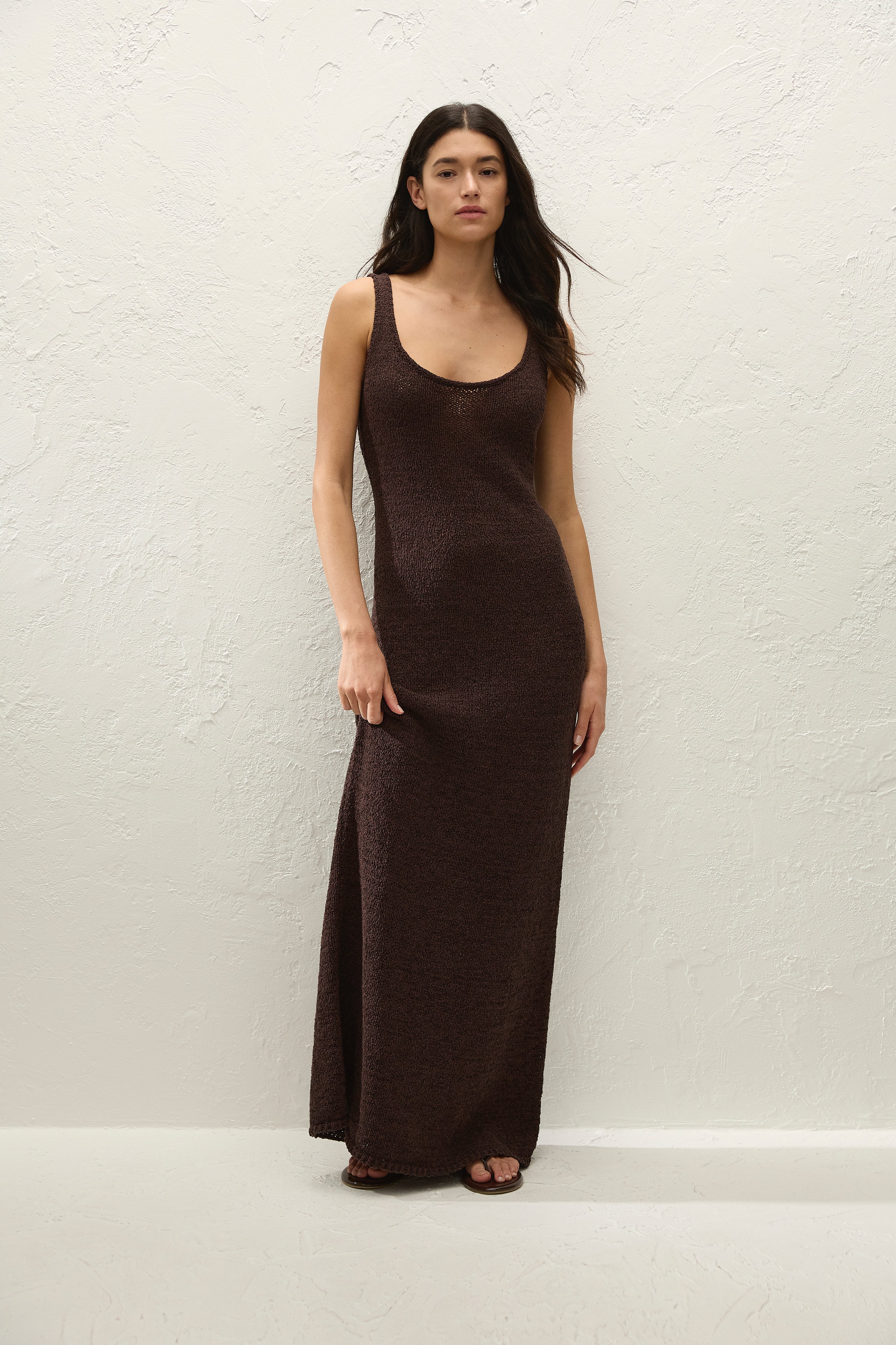 Florence Maxi Dress Carob - Final Sale
