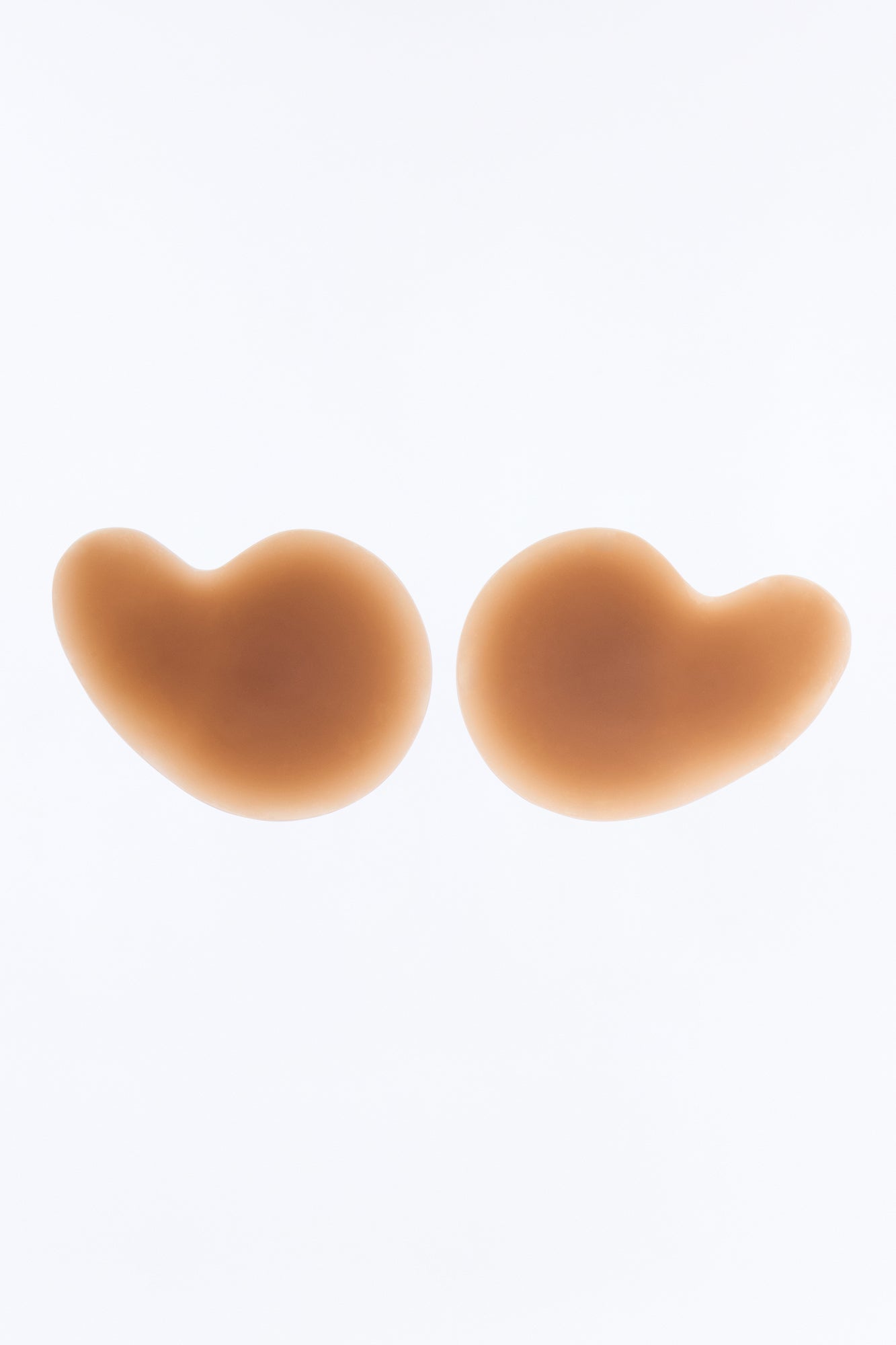 Smooth Lifting Nipple Cover Silicone Bra Pasties - Brown