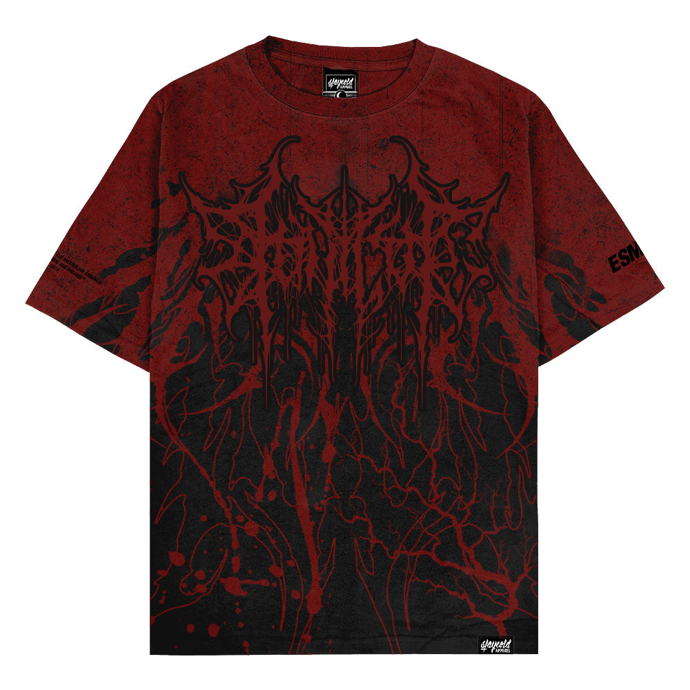 Bloodspawn (Rusty Red) - Oversized T-Shirt (200GSM)